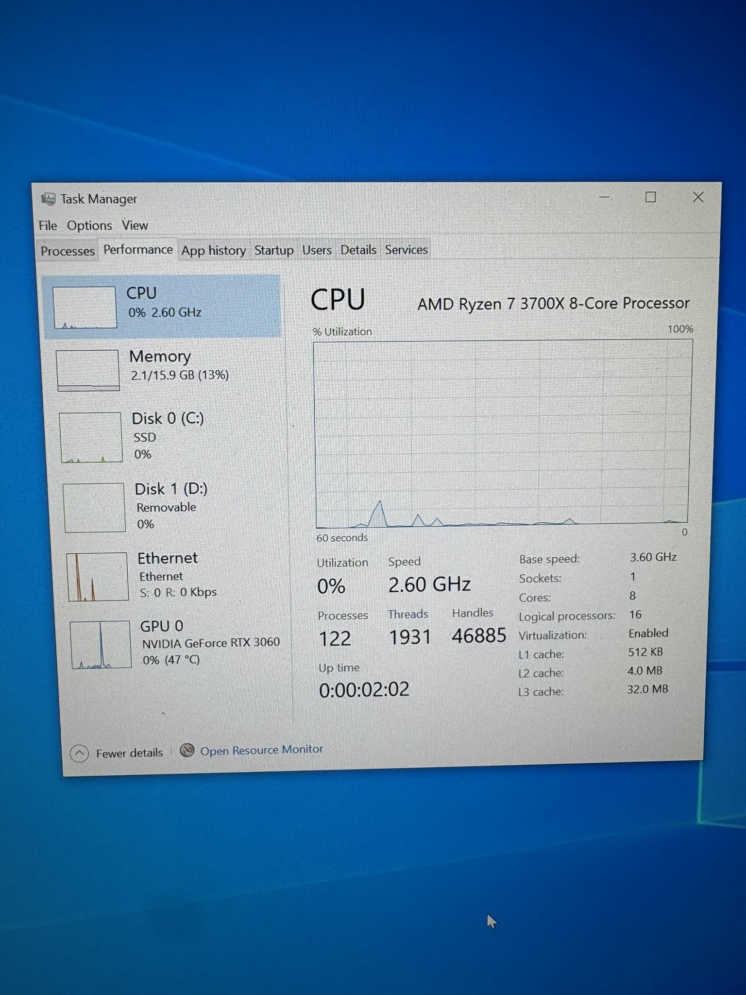 RTX 3060 12GB | Ryzen 3700X | Gaming PC | 16GB | WIFI