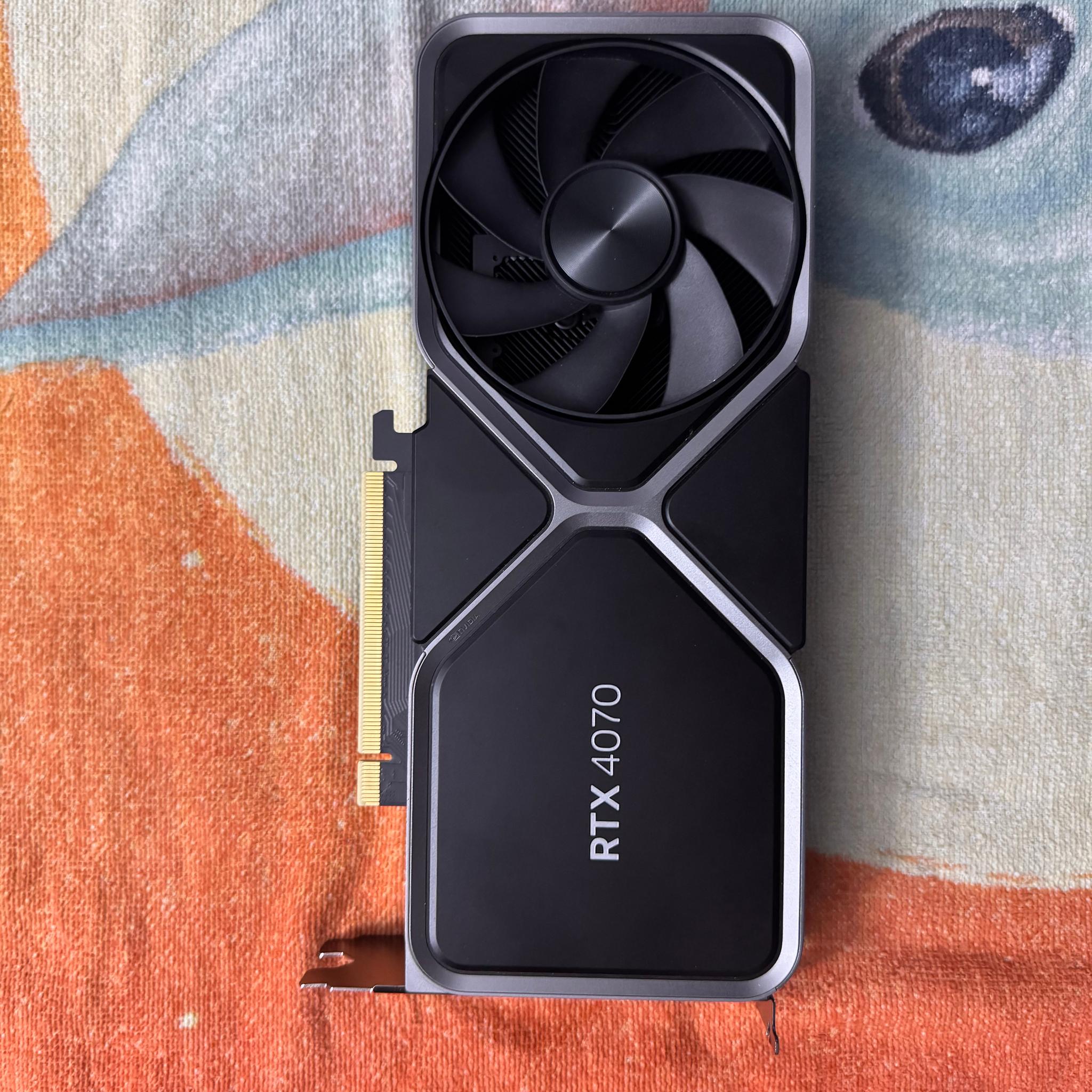 NVIDIA GeForce RTX 4070 Founders Edition