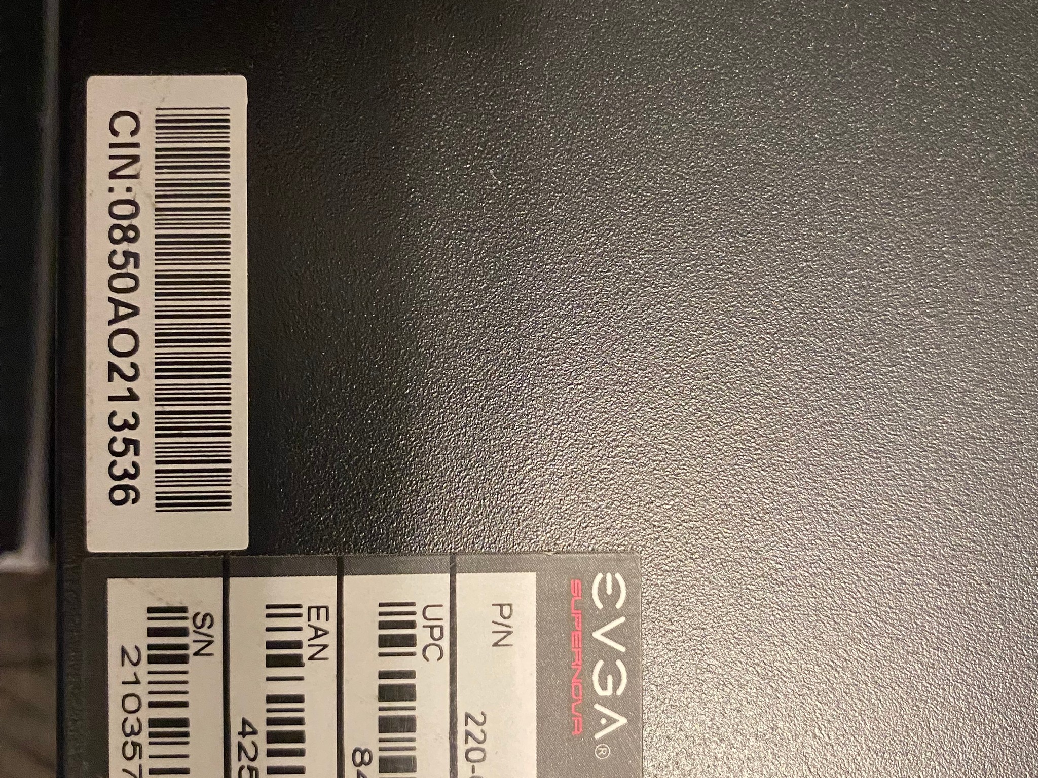 EVGA 850W GT Gold Power Supply