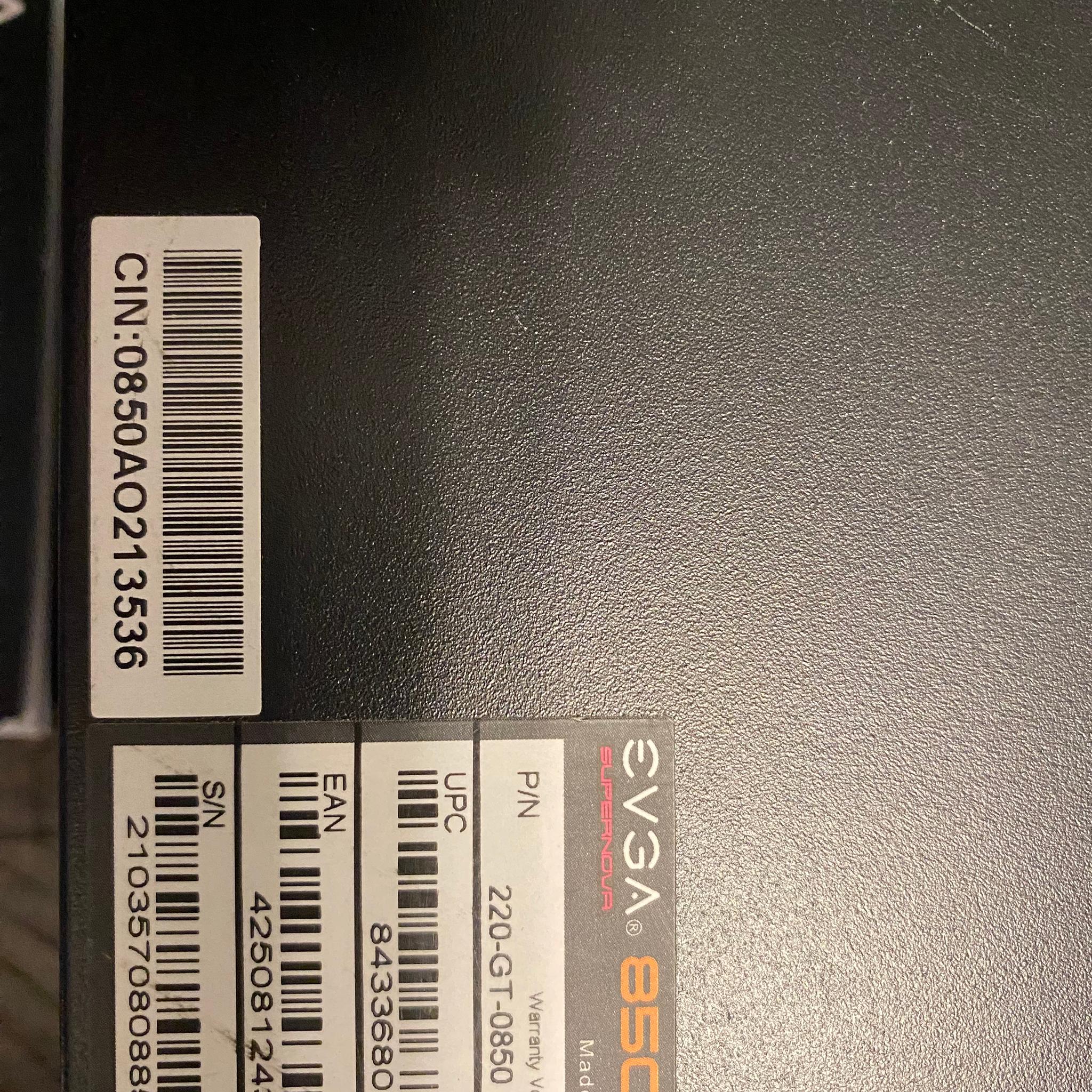EVGA 850W GT Gold Power Supply