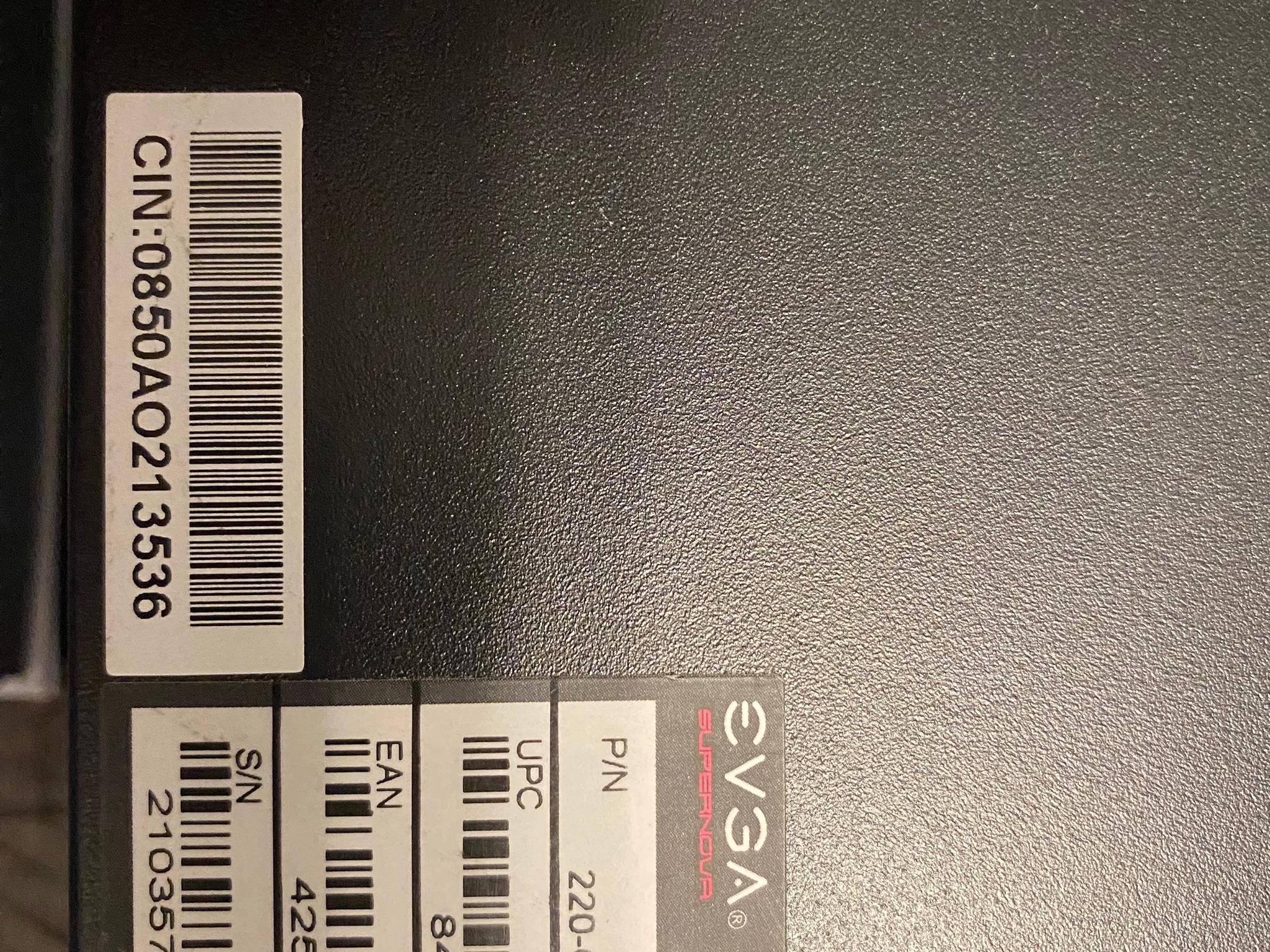 EVGA 850W GT Gold Power Supply