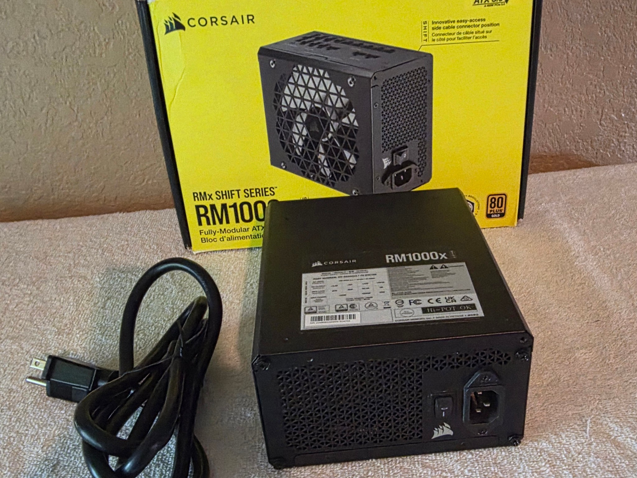 CORSAIR RMx SHIFT Series RM1000x Fully Modular ATX Power Supply