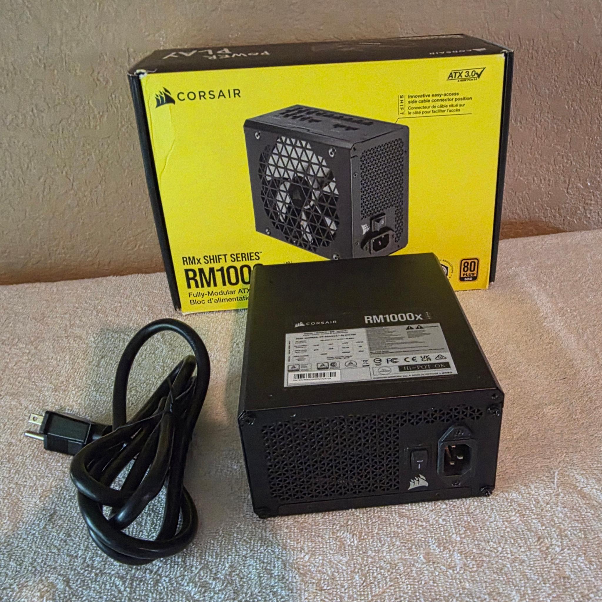 CORSAIR RMx SHIFT Series RM1000x Fully Modular ATX Power Supply