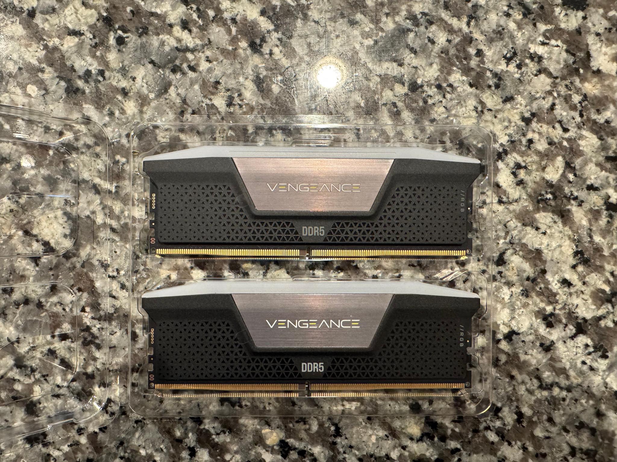 Corsair Vengeance RGB 32GB (2x16) DDR5 6000MT/s Memory