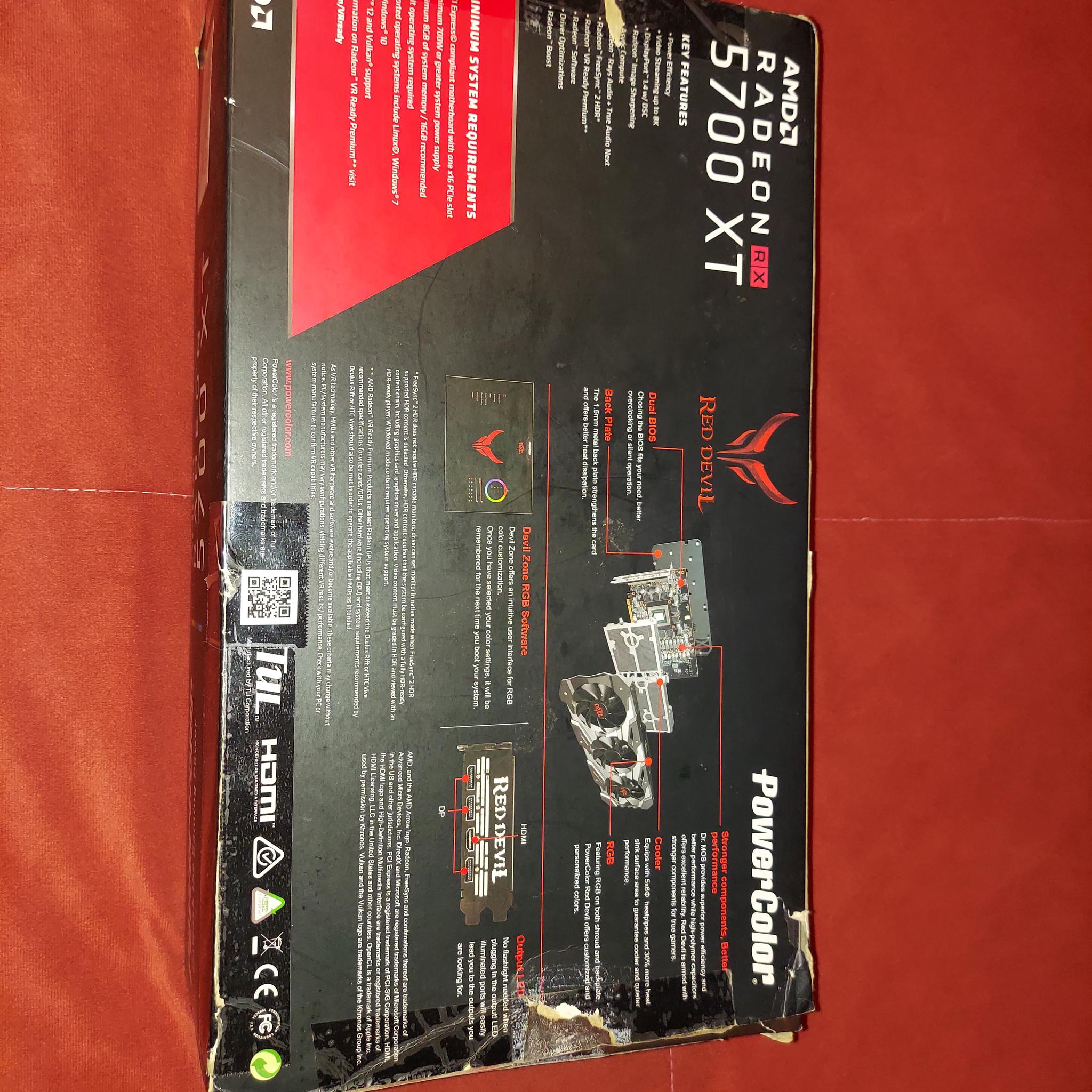 PowerColor Red Devil AMD Radeon RX 5700 XT 8GB GDDR6 Graphics Card