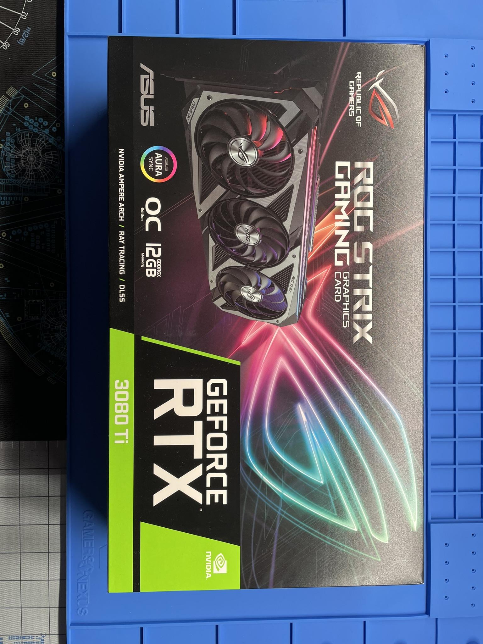 BNIB Sealed! ASUS RTX 3080 Ti ROG STRIX OC GAMING