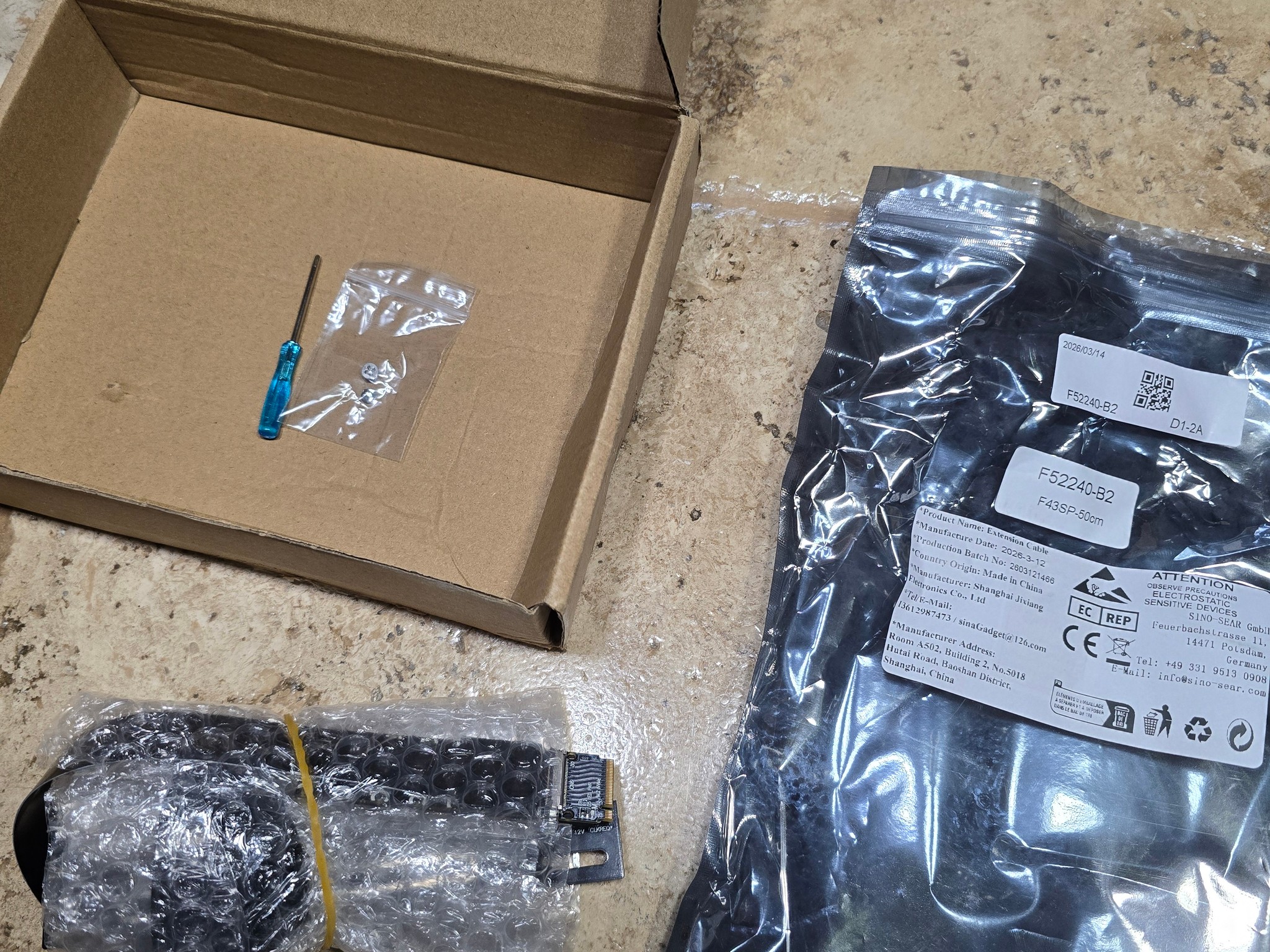 JMT PCIE 5.0 x16 to M.2 NGFF Key M Card Extension Cable 128G/bps GEN5 eGpu nvme