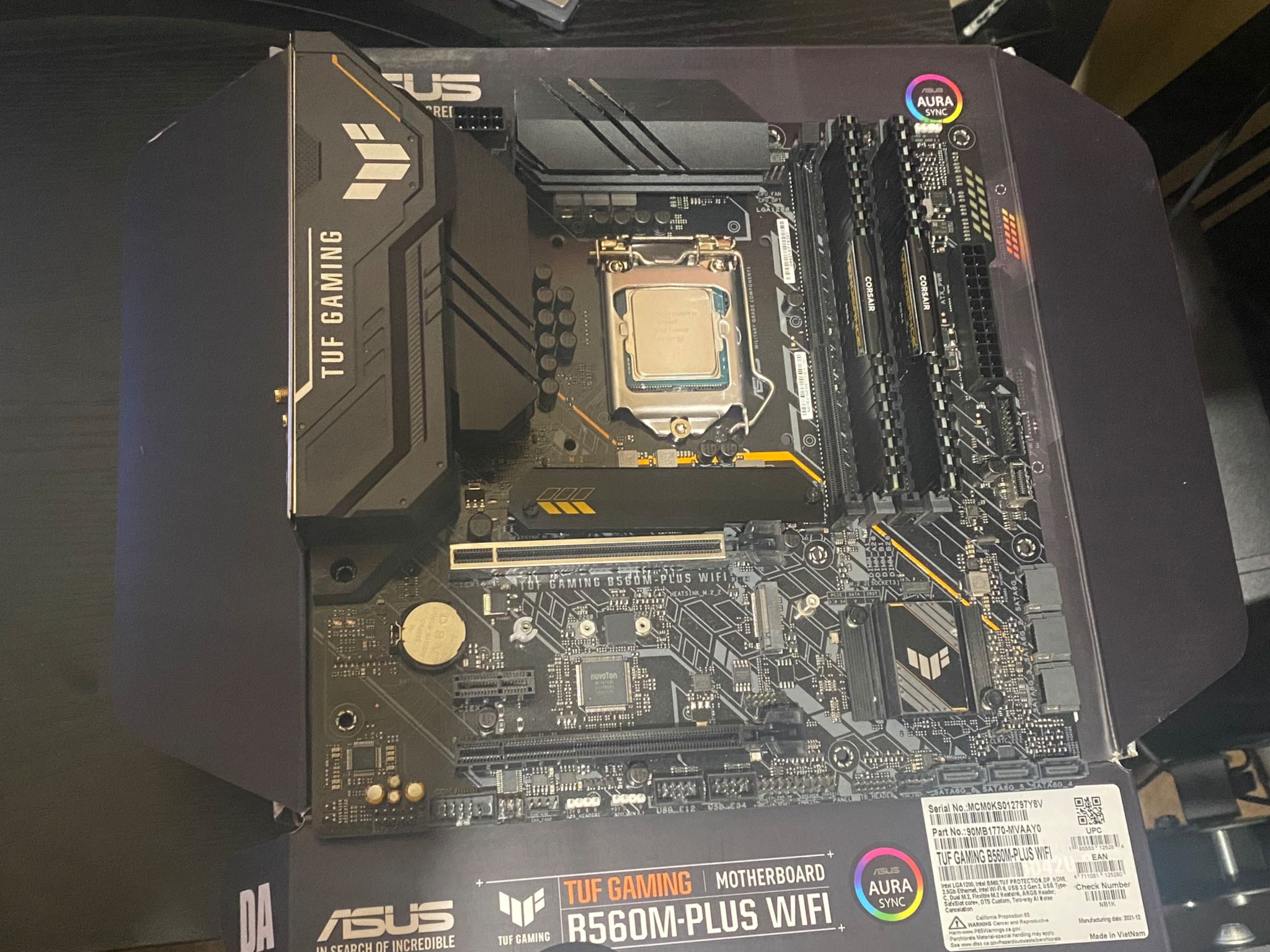 I7-11700KF+B560m wifi+16gb ddr4
