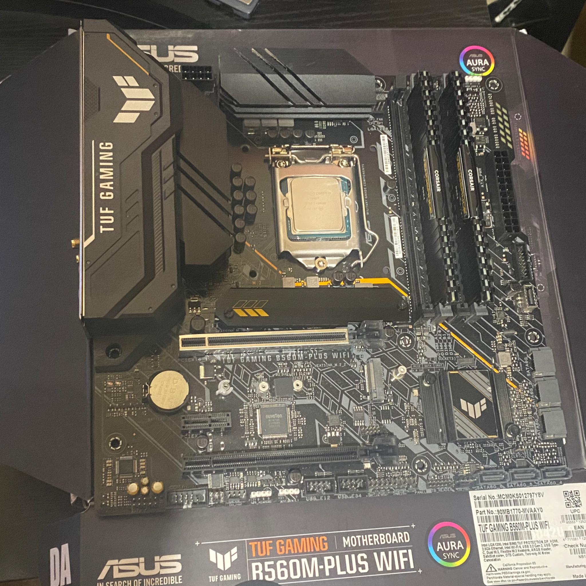 I7-11700KF+B560m wifi+16gb ddr4
