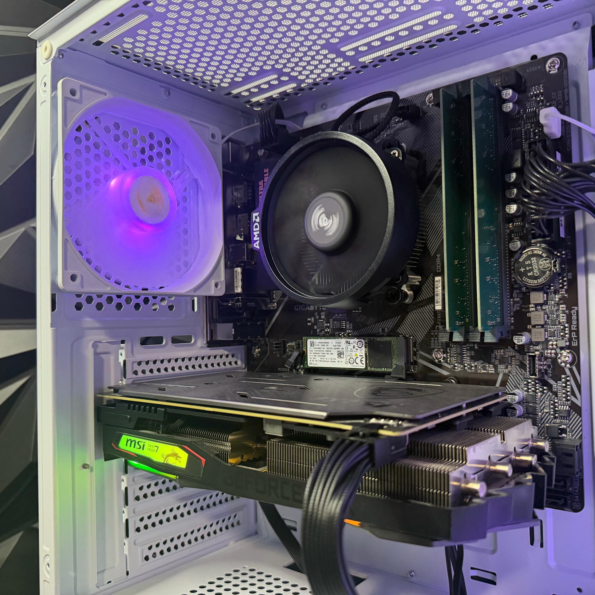 💅🔥 THE BUDGET BADDIE 🔥💅 Ryzen 5 5500| RTX 2060Super| 16 GB DDR4| 750 GB NVMe| 650W PSU