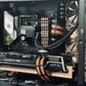 High-end gaming PC with a unique steampunk aesthetic - 5800X3D/6900 XT/32GB RAM