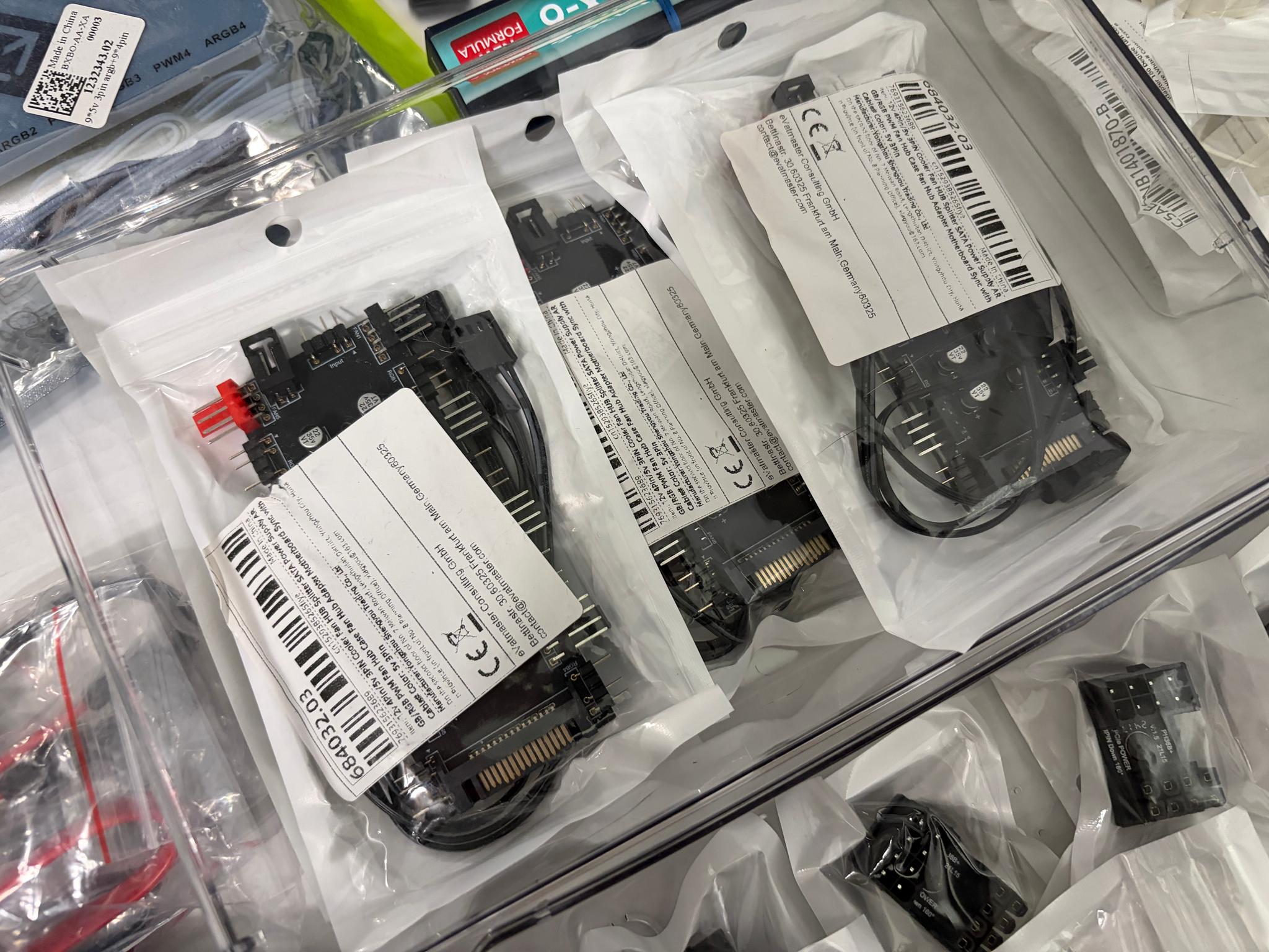 🔥 Massive PC Parts & Accessories Bundle – Cables, Adapters, SSDs, Screws, + More