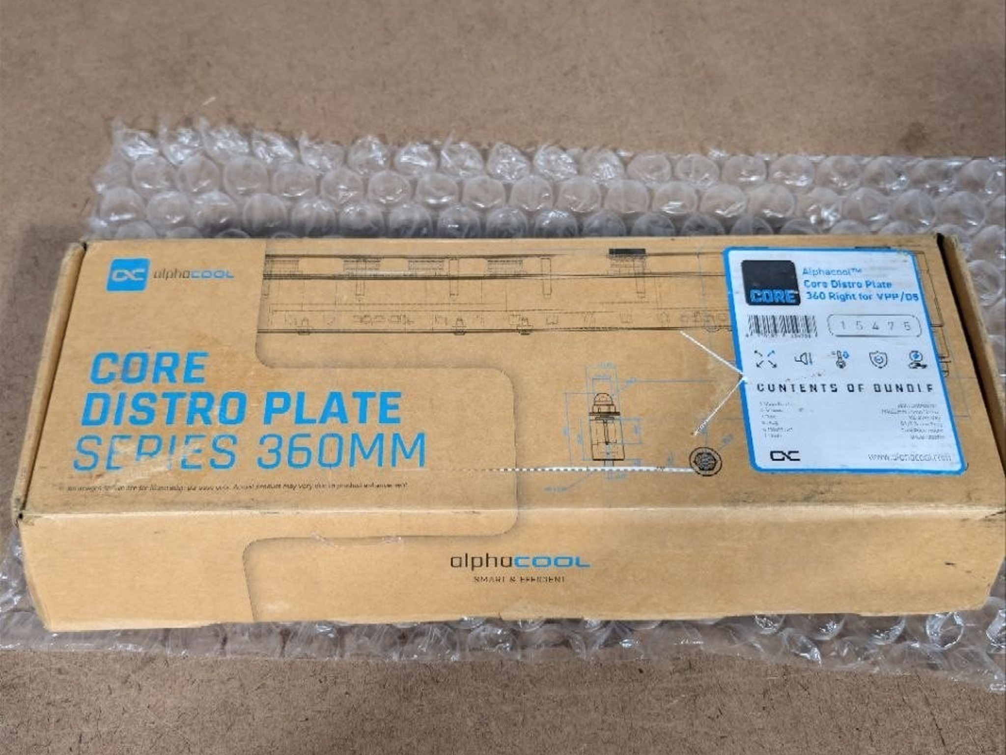 Alphacool Core Distro Plate 360 Right VPP/D5 (15475)