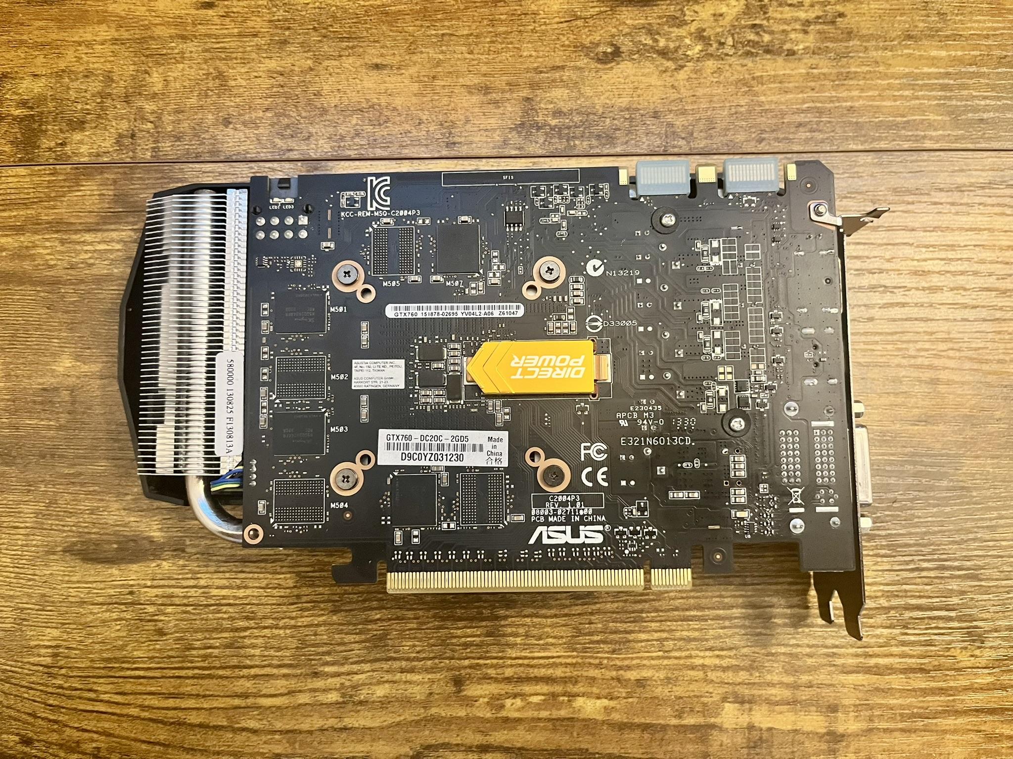 ASUS GTX 760 DirectCU II OC