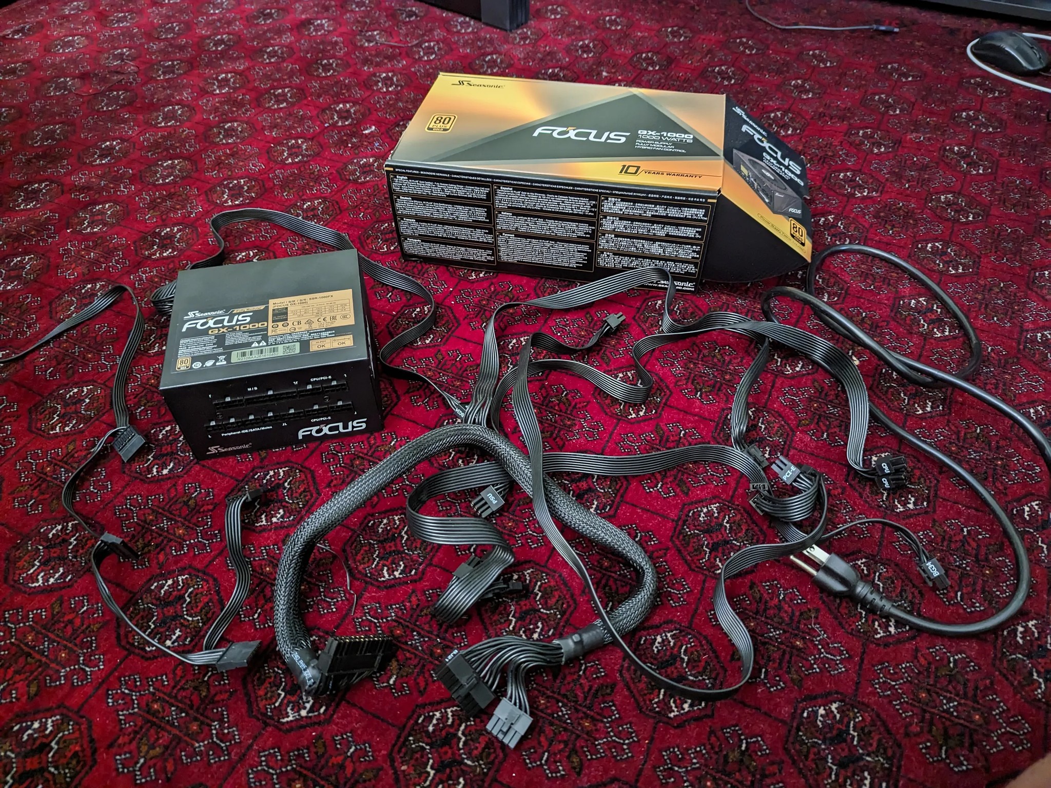 Seasonic Focus GX 1000W 80+ Gold Like New 