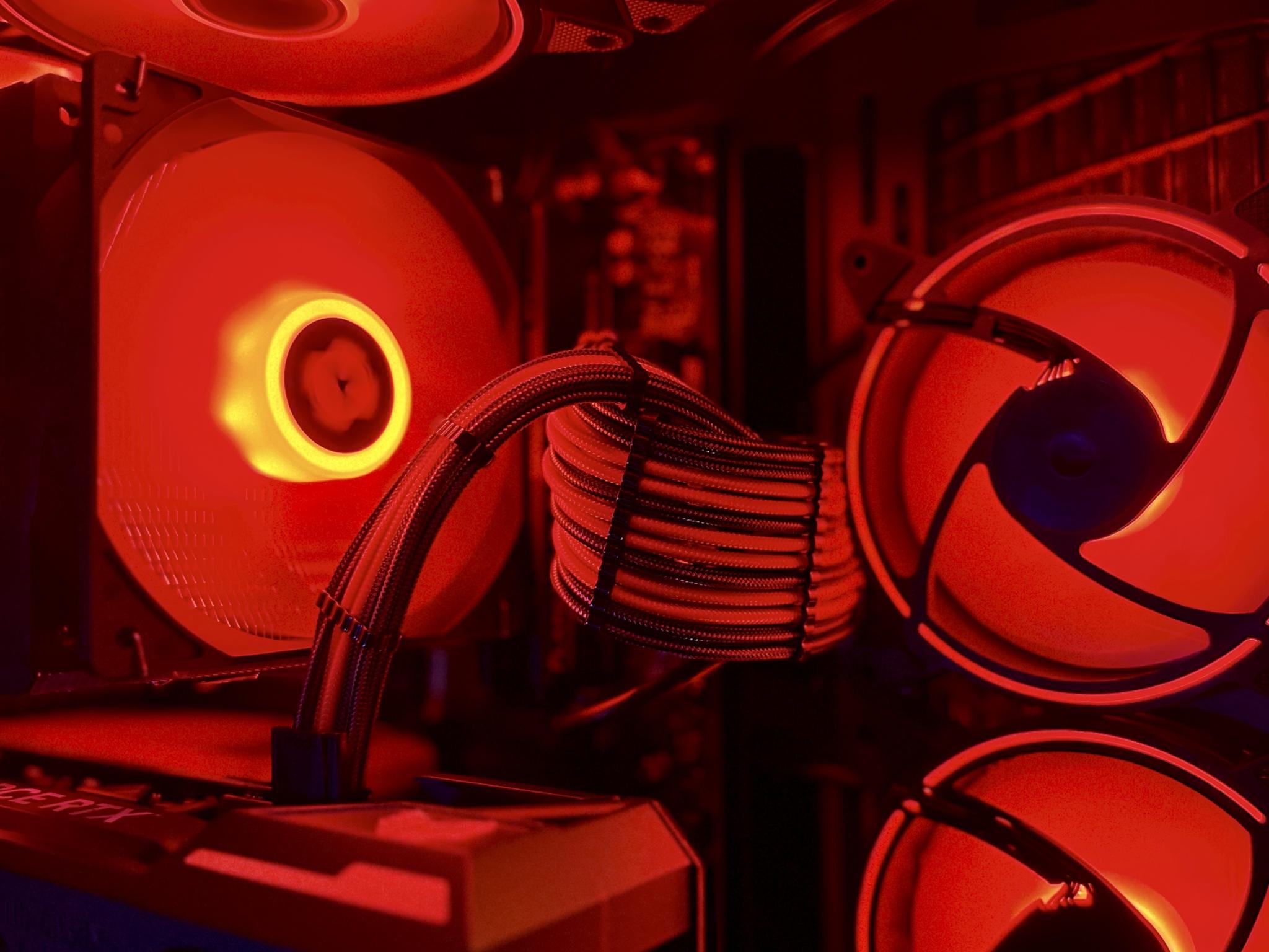 ♦️Onyx Red♦️ RTX 4070 Ti Super / AMD R7 7800X3D / 2TB NVME / 32GB RAM / Air Cooled / Windows 11 Pro