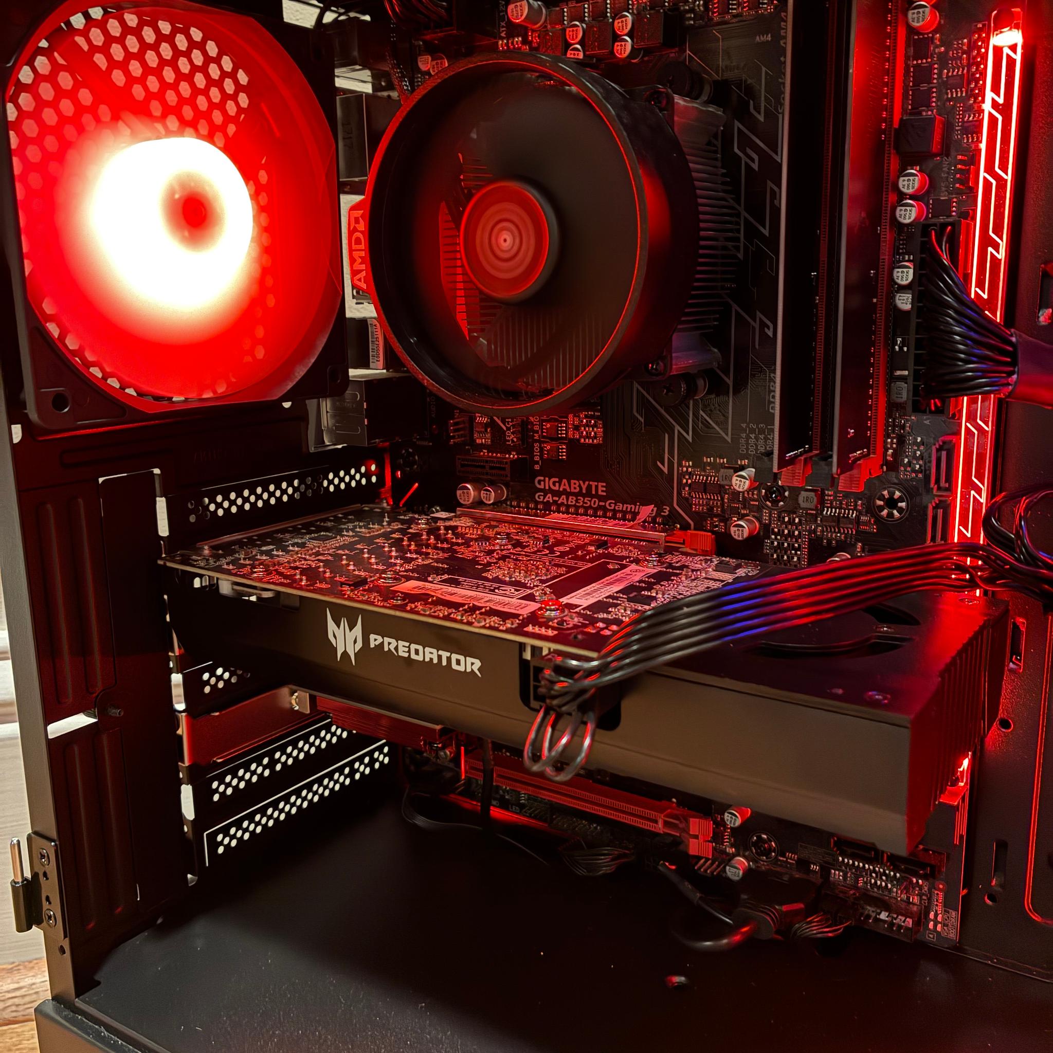 RX 580X R5 1500X CUSTOM GAMING PC 512GB NVME SSD 16GB DDR4 WIFI 6 BLUETOOTH WINDOWS 10