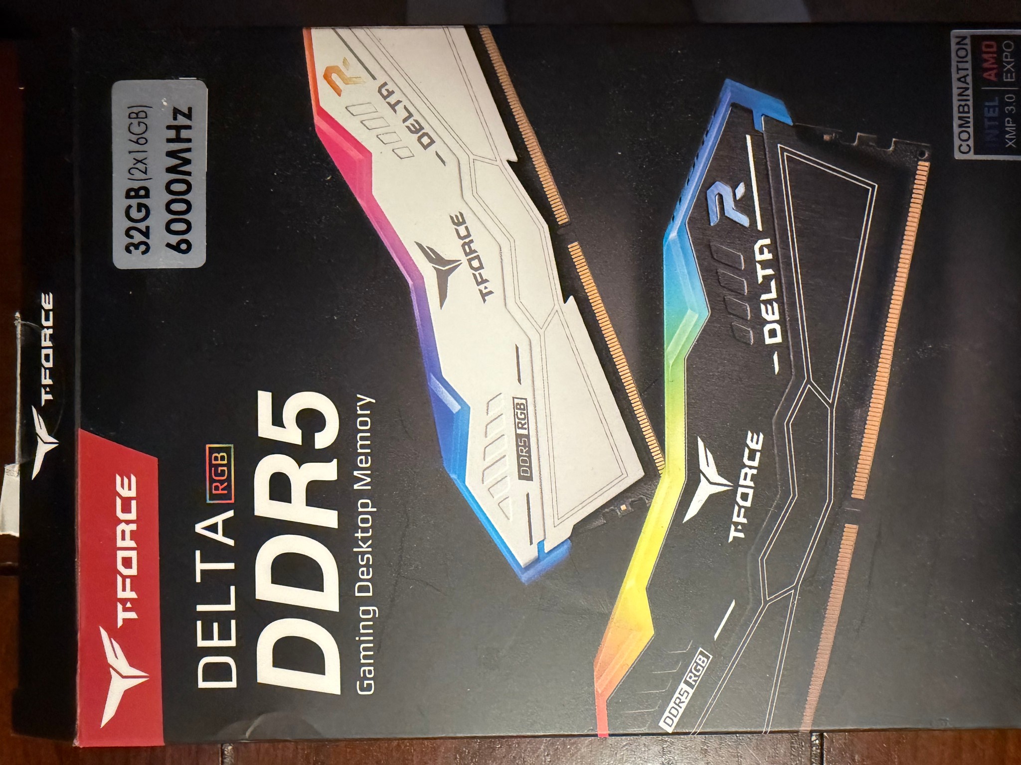 TEAMGROUP T-Force Delta RGB DDR5 Ram 32GB (2x16GB) 6000MHz PC5-48000 CL30