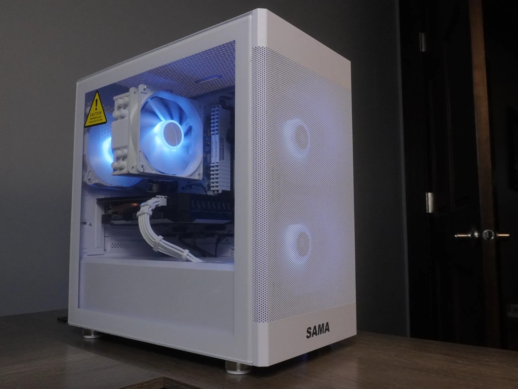 🤍ALL WHITE🤍 1080p GAMING MACHINE 💚GTX 1660 Super 🧡 Ryzen 5 5500 | 16GB | 1TB | WIFI