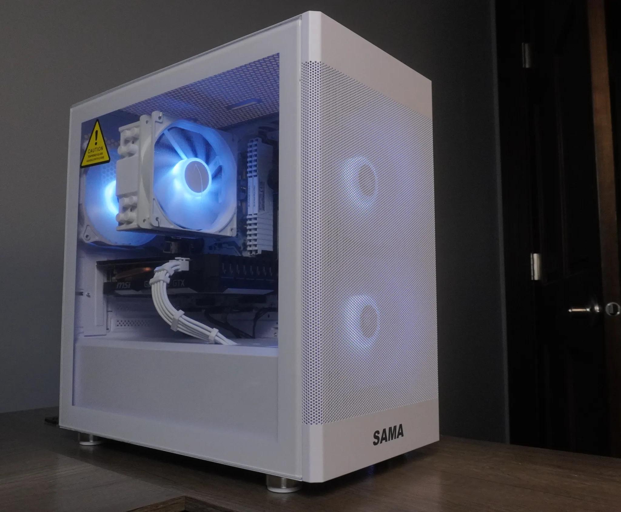 🤍ALL WHITE🤍 1080p GAMING MACHINE 💚GTX 1660 Super 🧡 Ryzen 5 5500 | 16GB | 1TB | WIFI