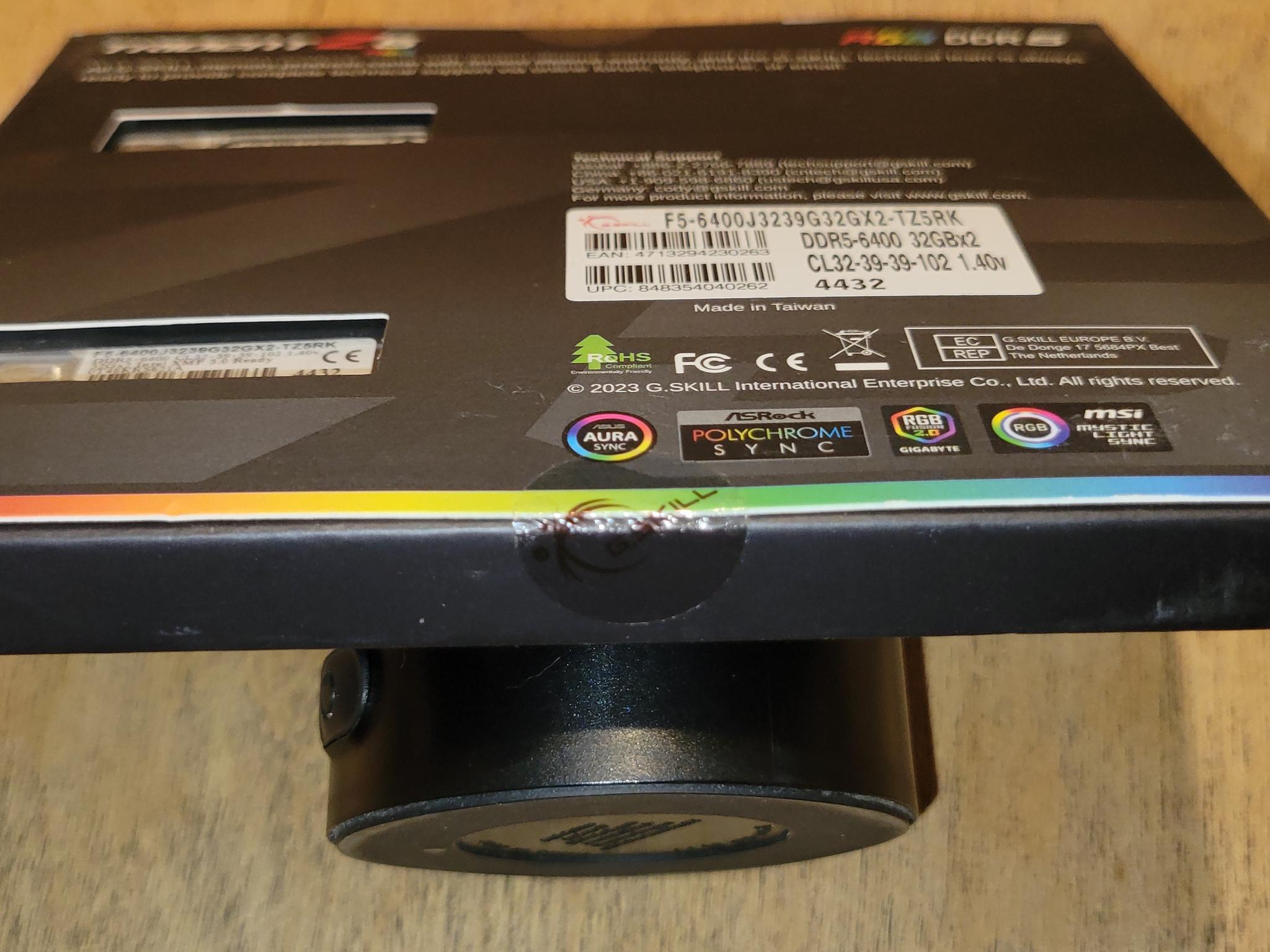 Never opened G.SKILL Trident Z5 RGB Series 64GB