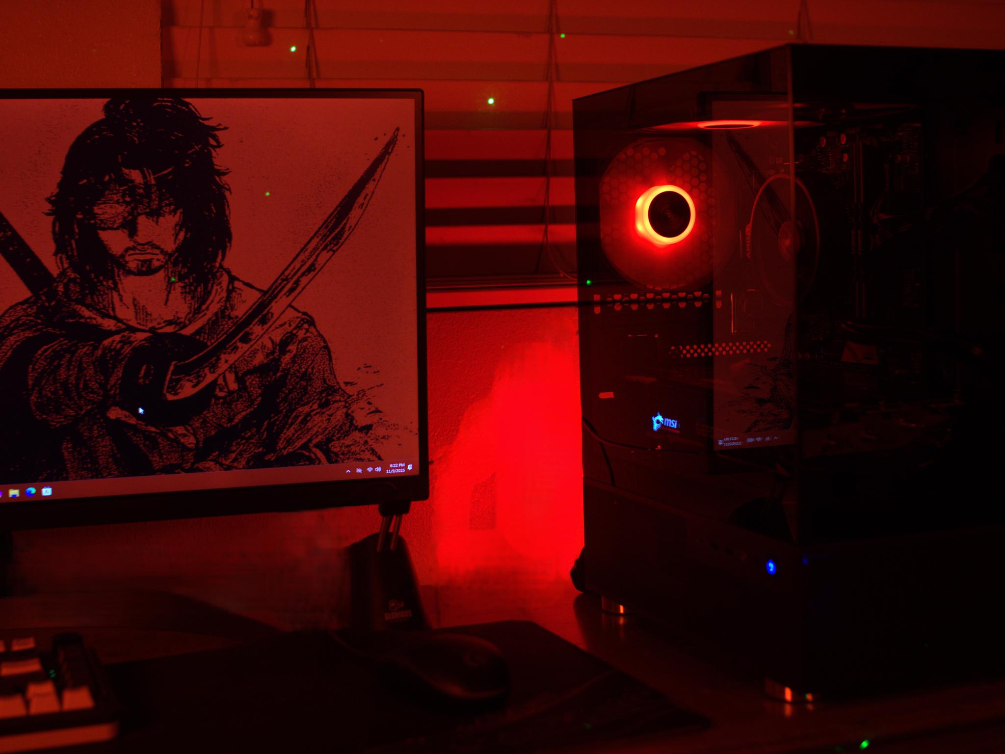 Ryzen 5 3600 & MSI 1080 Ti Custom Gaming PC - Red Samurai 🥷🏻🔴