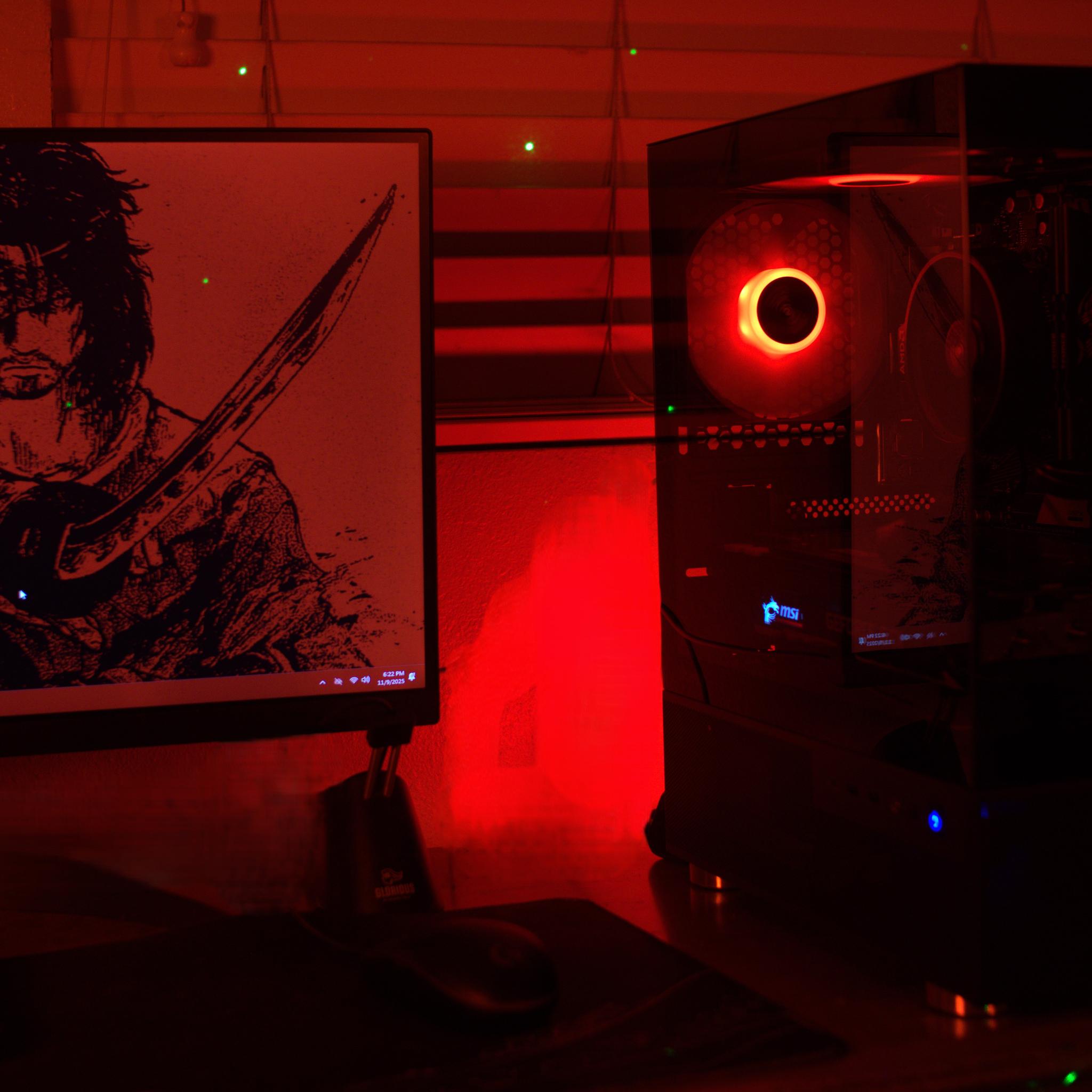 Ryzen 5 3600 & MSI 1080 Ti Custom Gaming PC - Red Samurai 🥷🏻🔴
