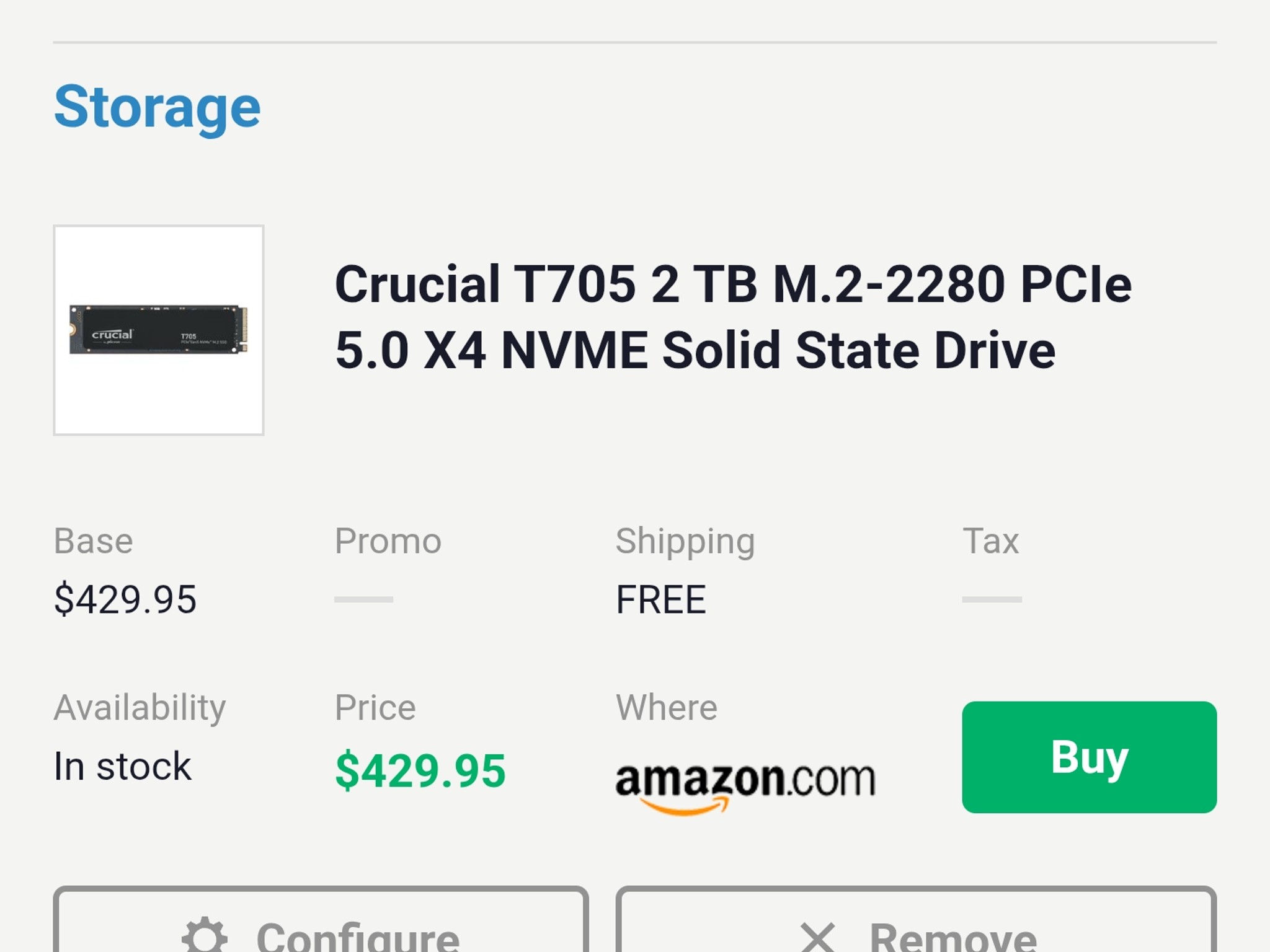 Crucial T705 2 tb