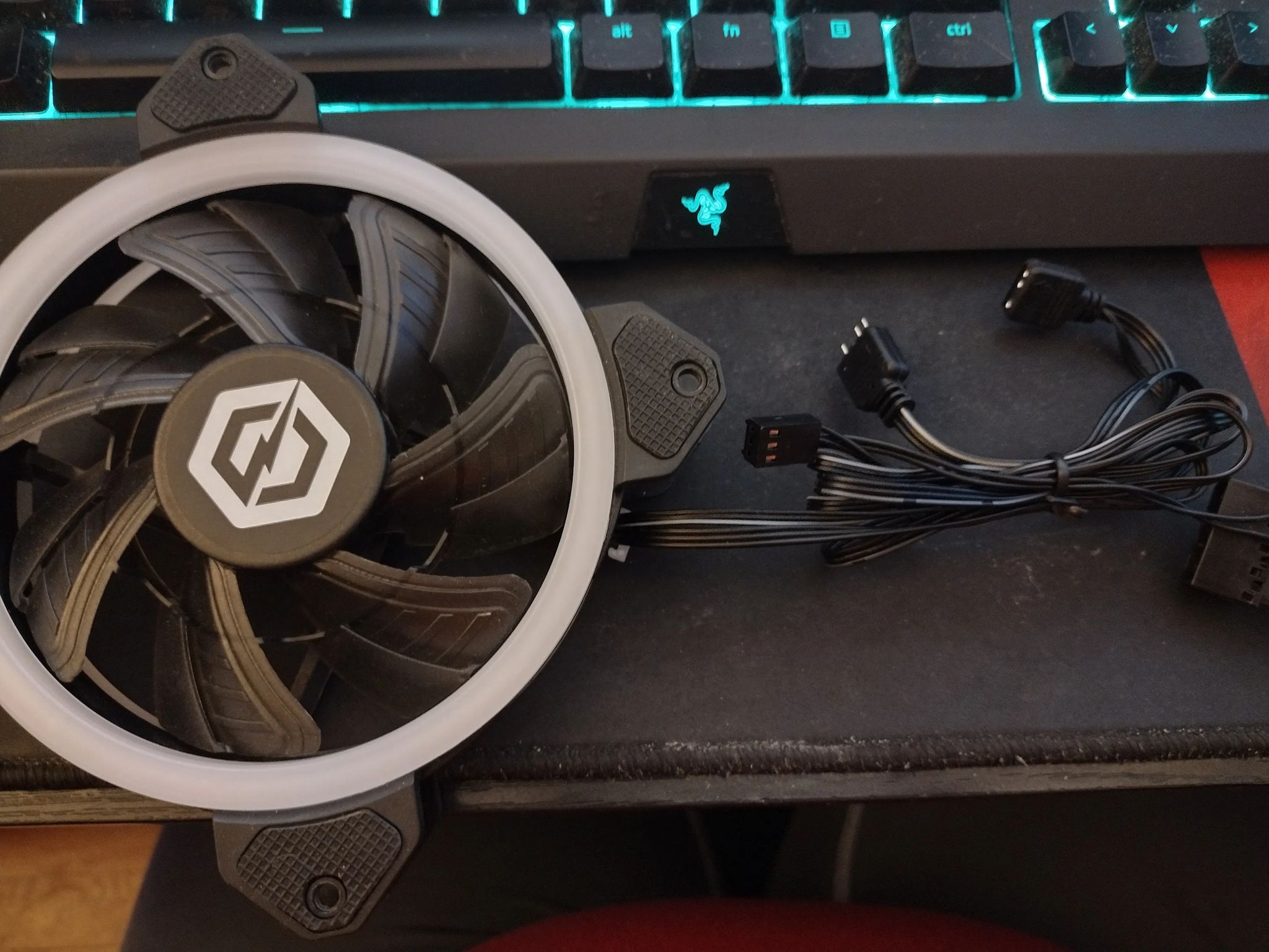 120mm green rgb case fan