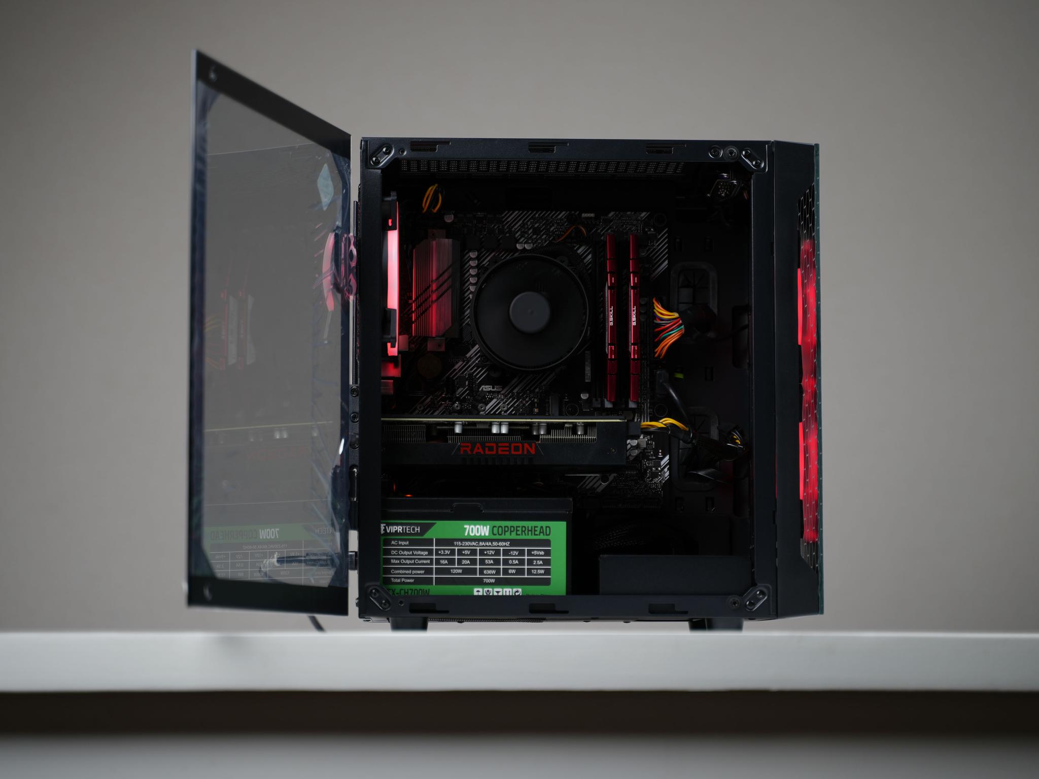 “6000FORM” RX 6600XT Ryzen 5 5600G 16GB .5TB Windows 11 PRO Gaming PC Powerhouse