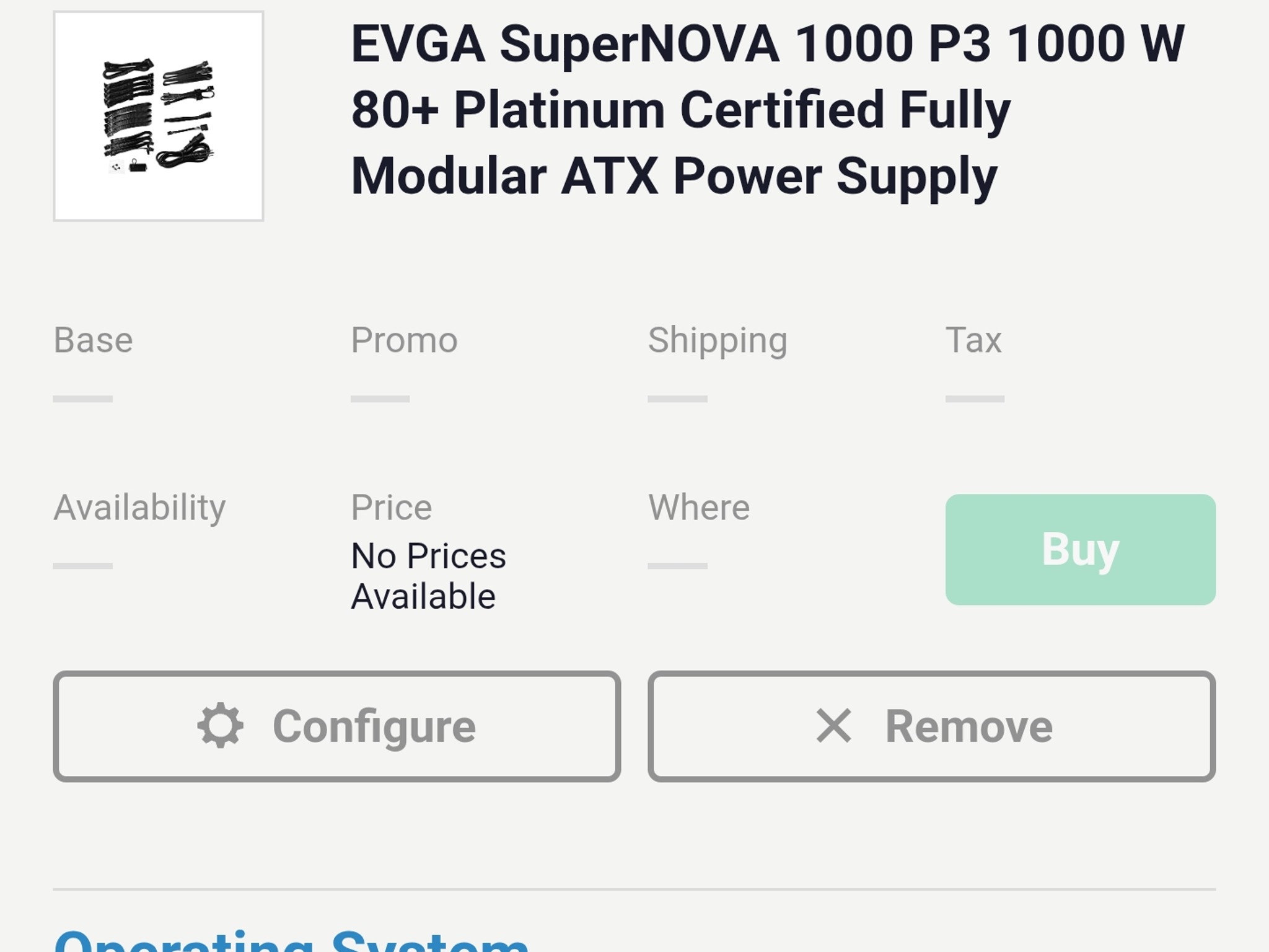EVGA 1000 p3