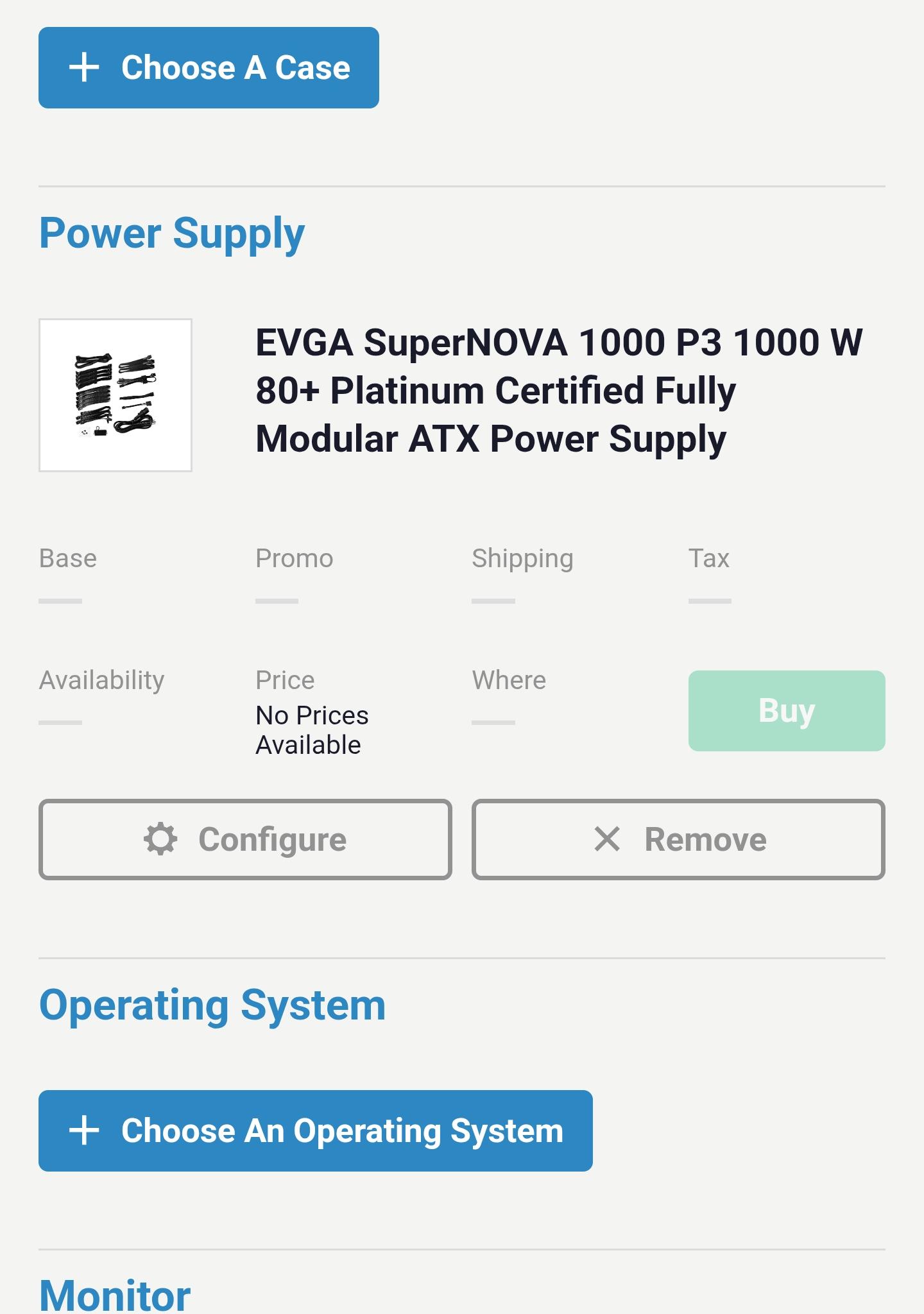 EVGA 1000 p3