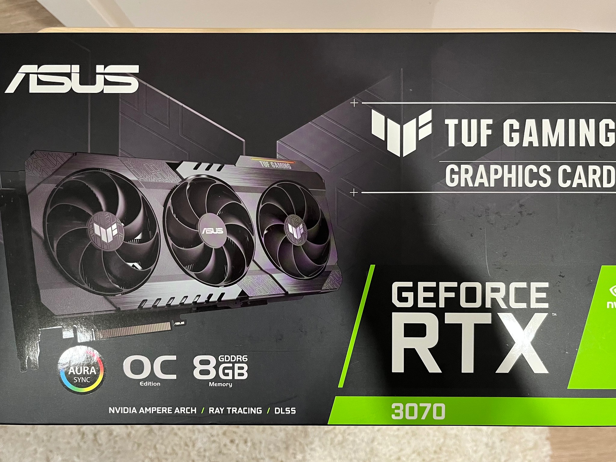 ASUS TUF Gaming Nvidia RTX 3070 OC Edition Gaming GPU