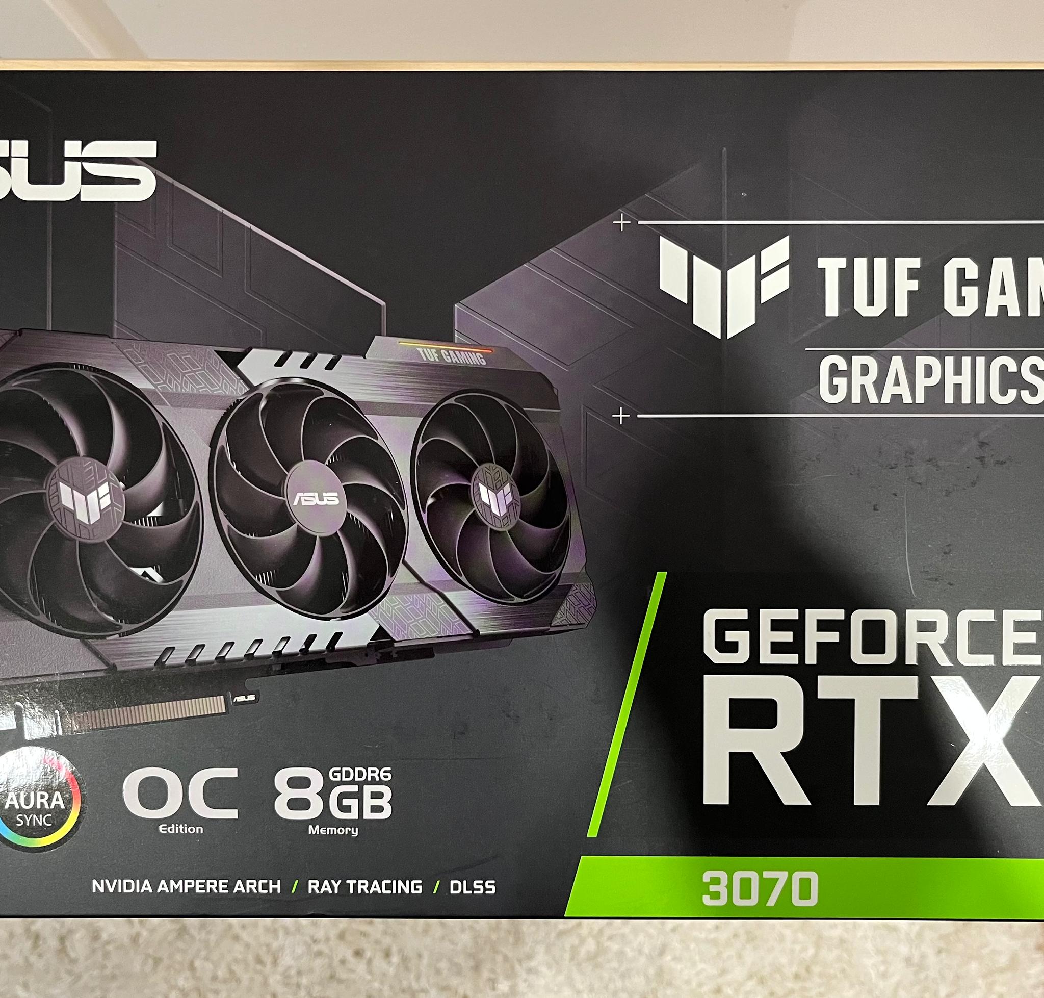ASUS TUF Gaming Nvidia RTX 3070 OC Edition Gaming GPU