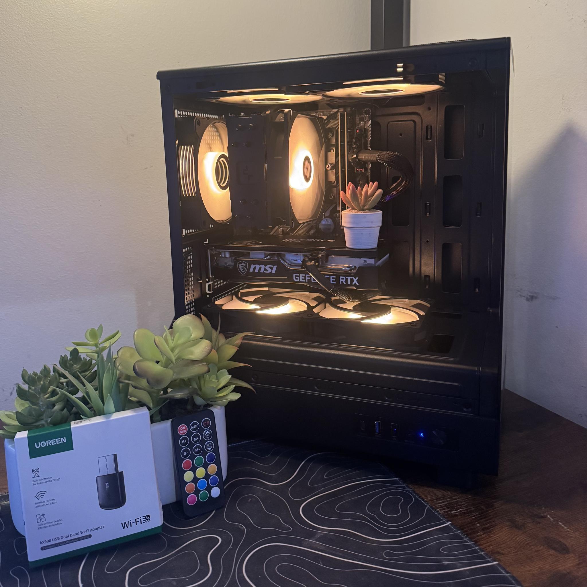 🖤 Custom "Budget Baller" Gaming PC | Intel i7 | RTX 3050 8GB | 1.5TB Total Storage! | WiFi 6 Dongle