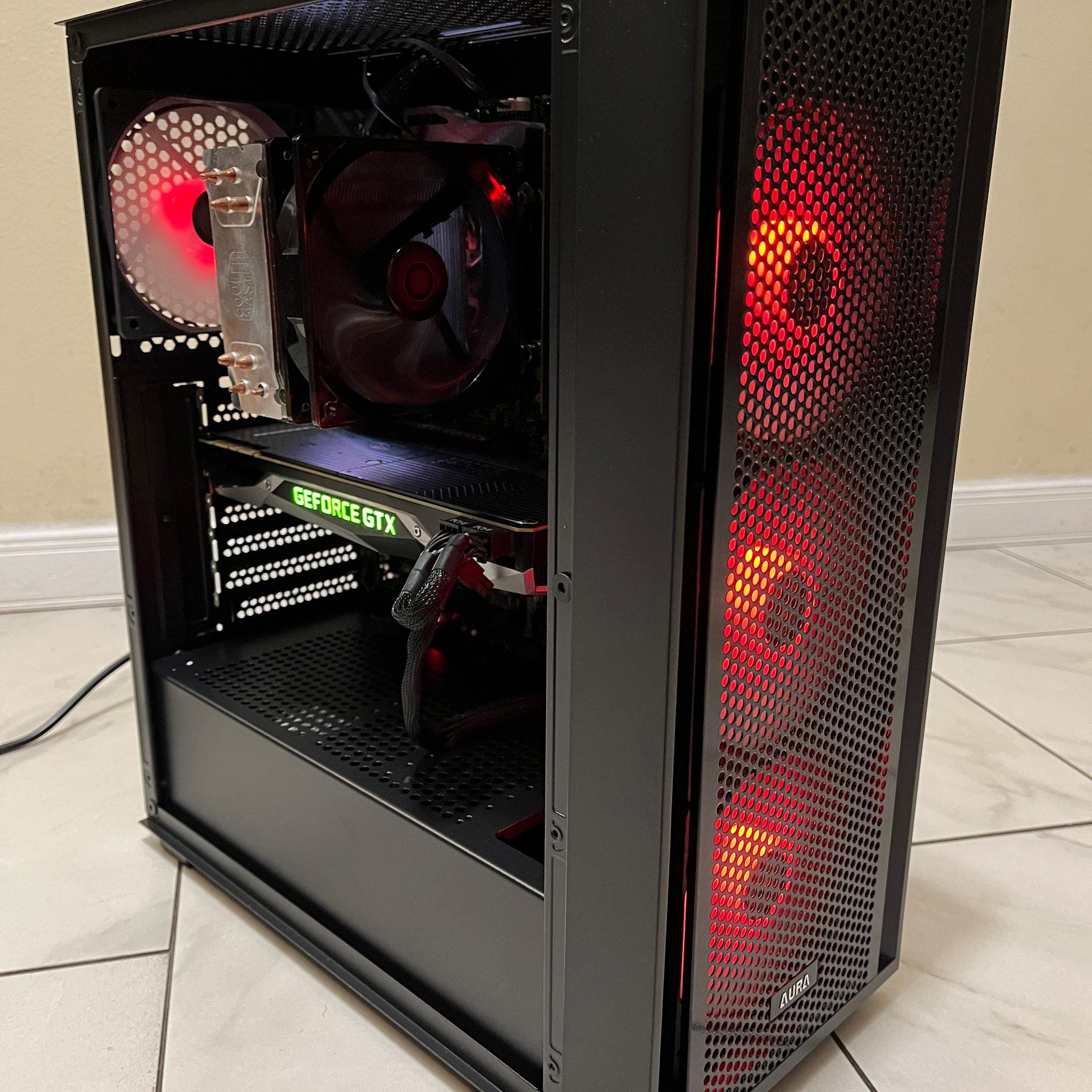 🟠🔥NVIDIA GTX 1080 Ti, Intel i7-7700, 12GB RAM, 1.2 TB Storage, High FPS Custom RGB Gaming PC
