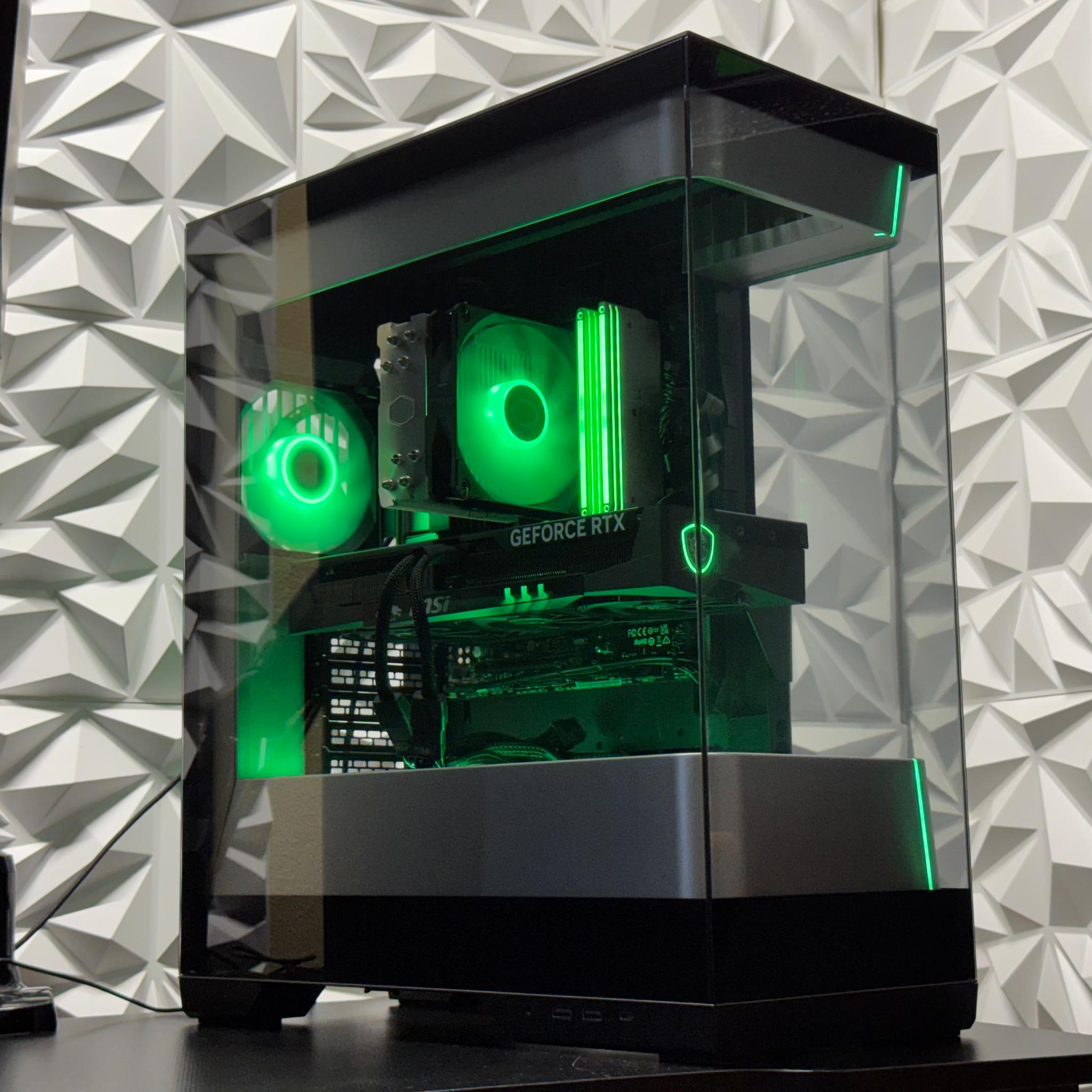 1080P/1440P Gaming Pc / RTX 5070 / Ryzen 7 / 32GB DDR5 Ram / 1TB SSD / full glass case