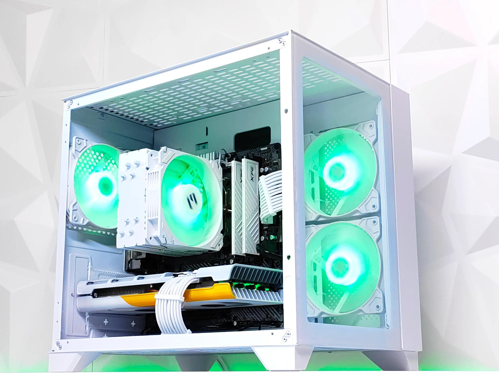 🤍🏔️Alaska🏔️❄️Gaming PC❄️AMD RX 5700 8GB❄️AMD Ryzen 5 2600 6 core❄️16GB DDR4❄️500GB NVME SSD