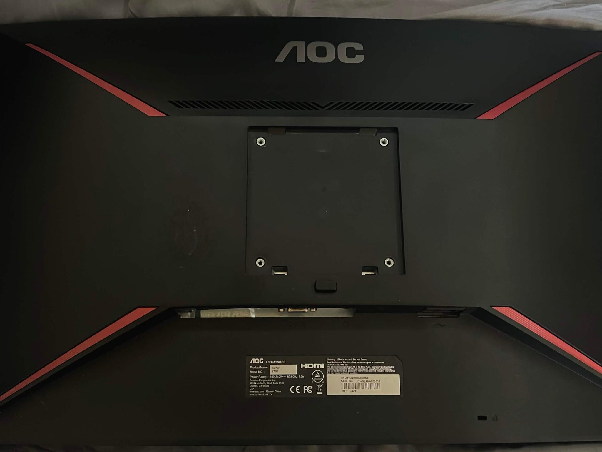 AOC C27G1 | 144hz | 1ms | 1080p