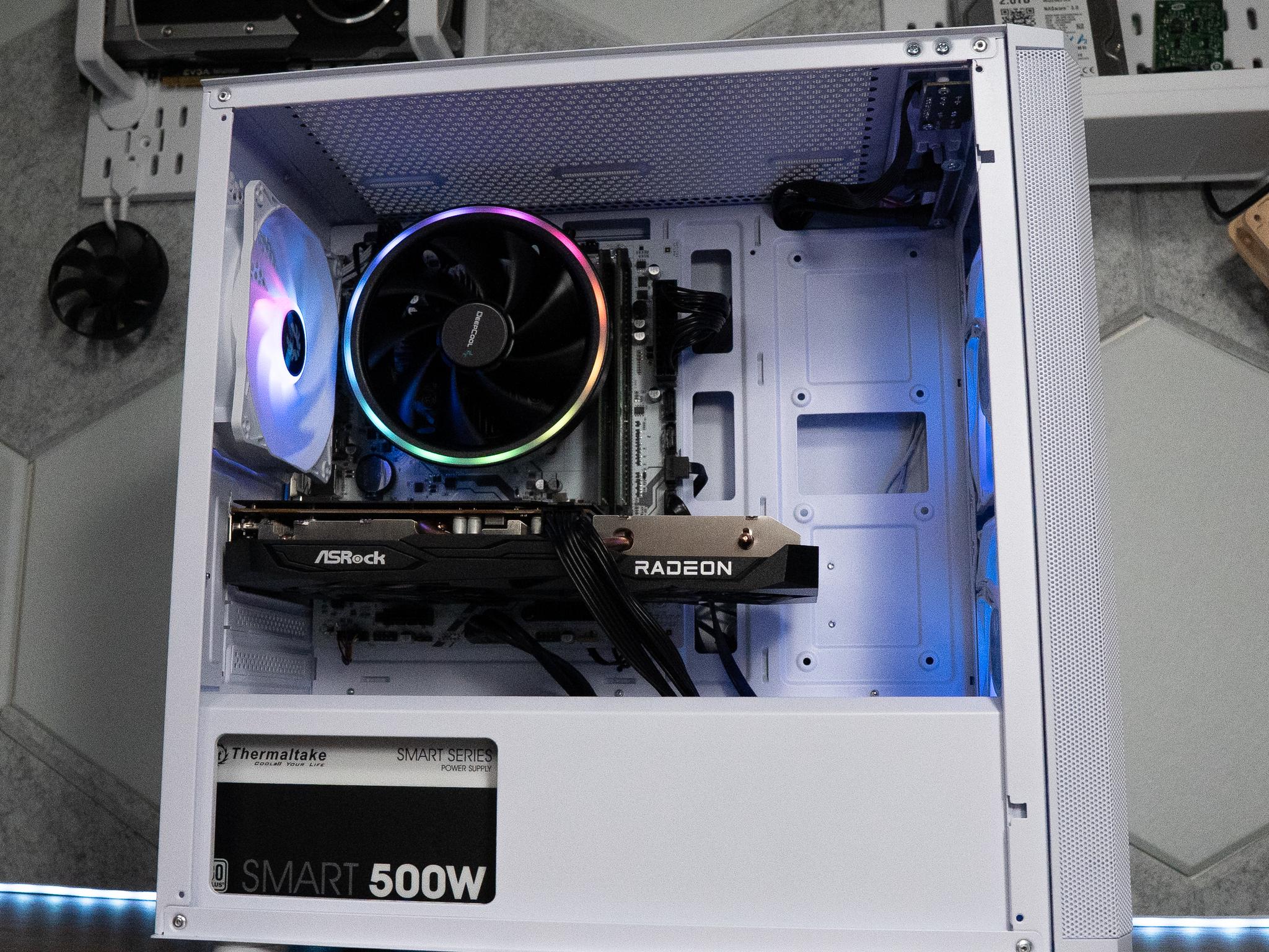 🌨🌌 | ASROCK RX 6600 8GB OC | RYZEN 5 5500 | 16GB DDR4 RAM | 1.25TB | Arctic Sky