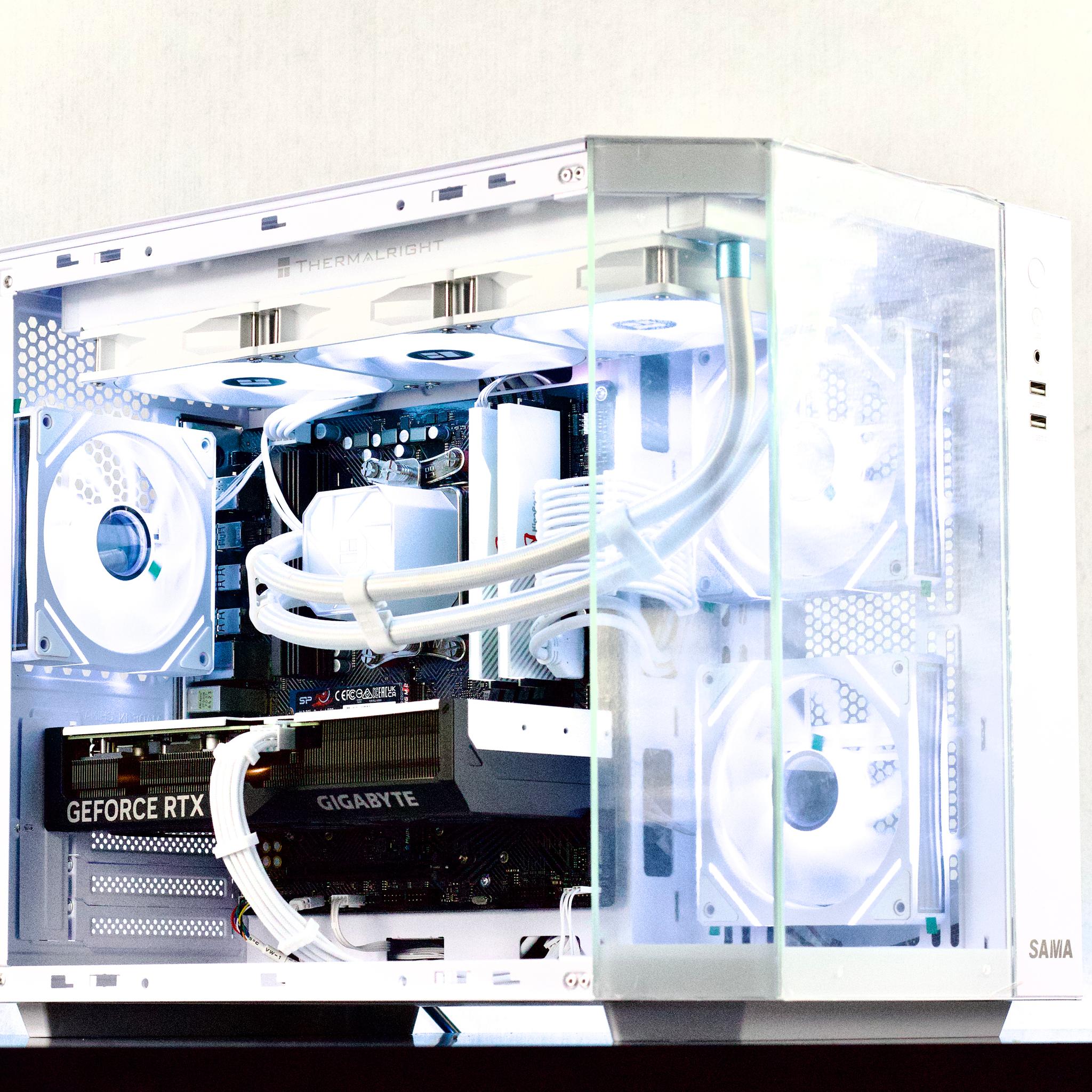 🐻‍❄️🌨️☃️ Gaming PC - RTX 4070 ❄️ Ryzen 5 7500F ❄️ 32GB DDR5 ❄️ 1TB NVMe SSD