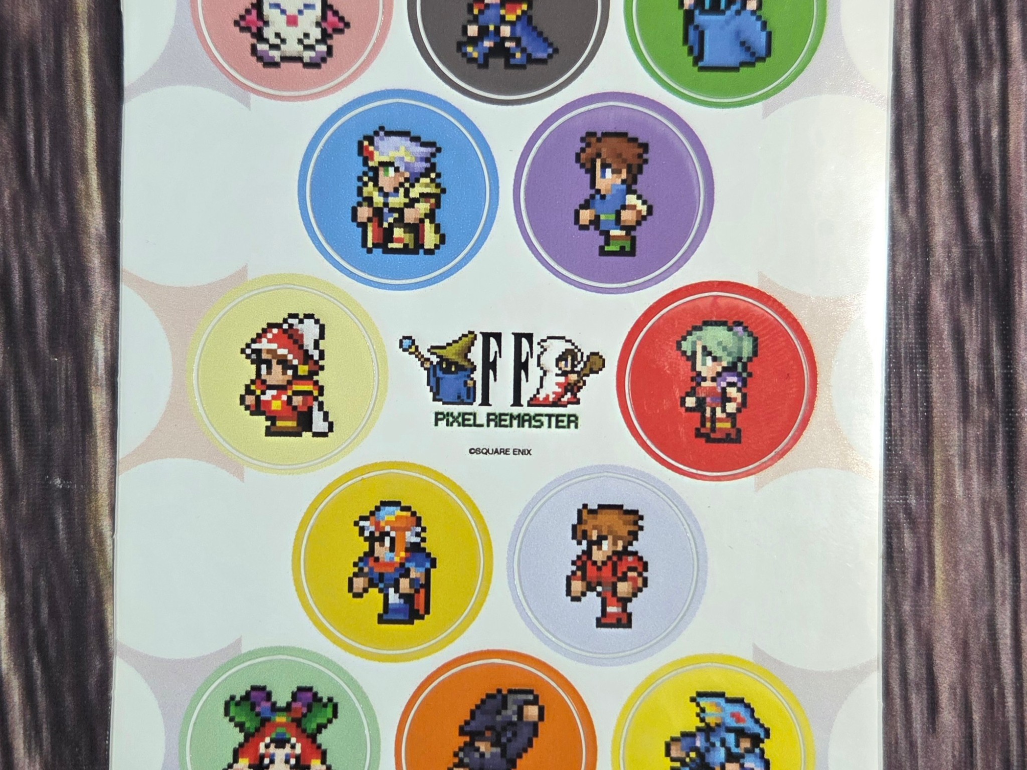 Final Fantasy I II III IV V VI Collection Aniversary Edition W/ Stickers Nintendo Switch