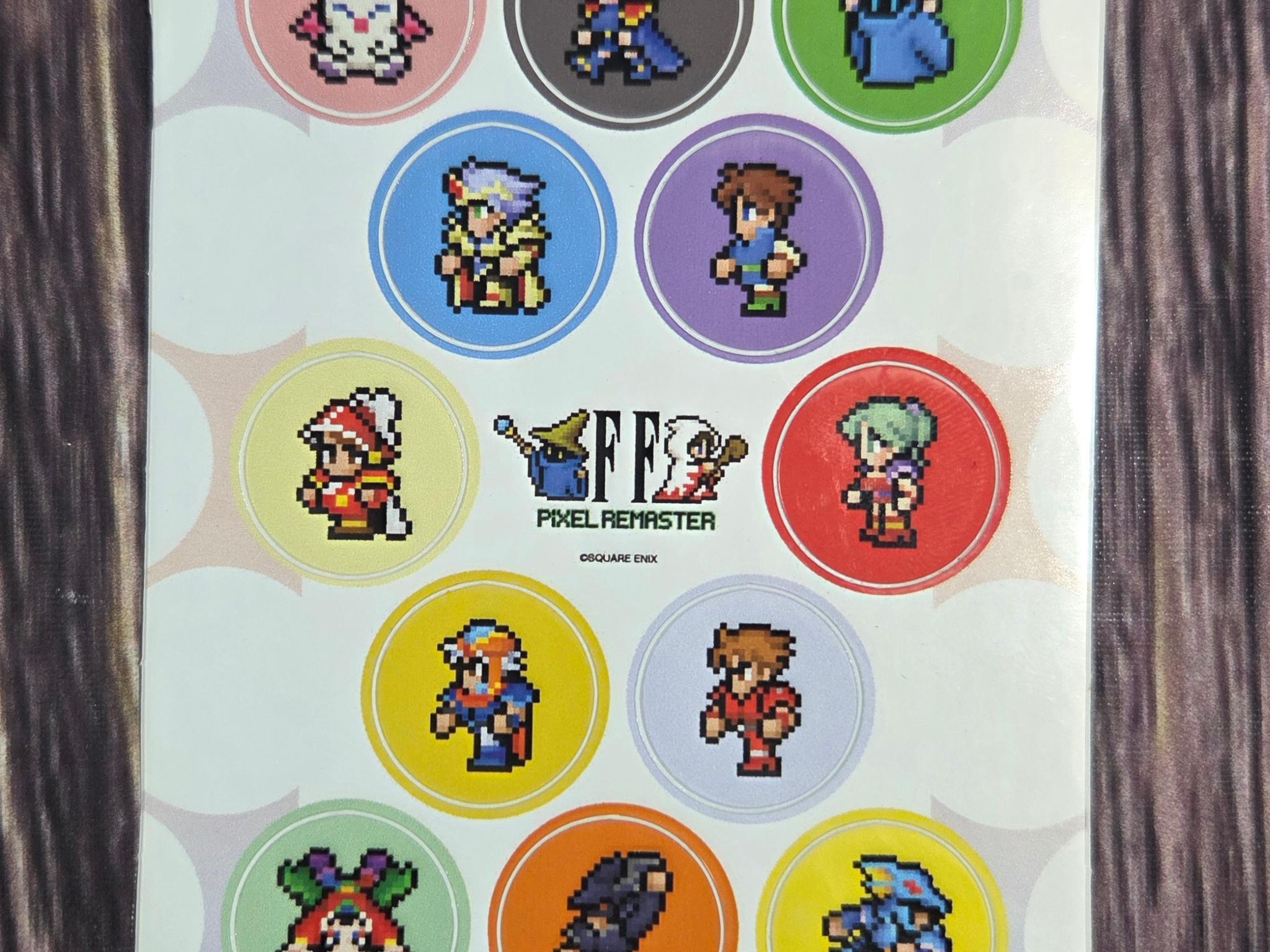 Final Fantasy I II III IV V VI Collection Aniversary Edition W/ Stickers Nintendo Switch