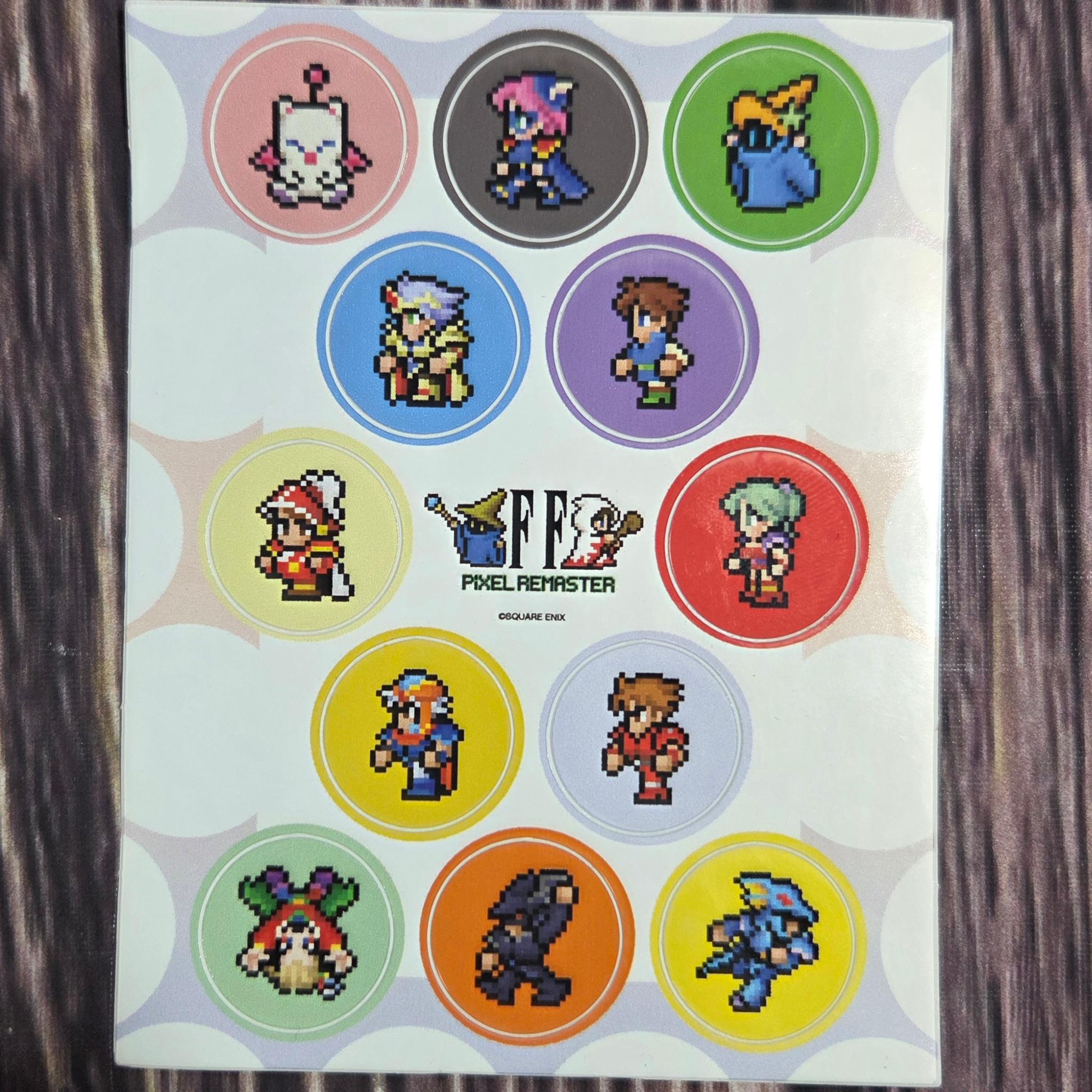 Final Fantasy I II III IV V VI Collection Aniversary Edition W/ Stickers Nintendo Switch