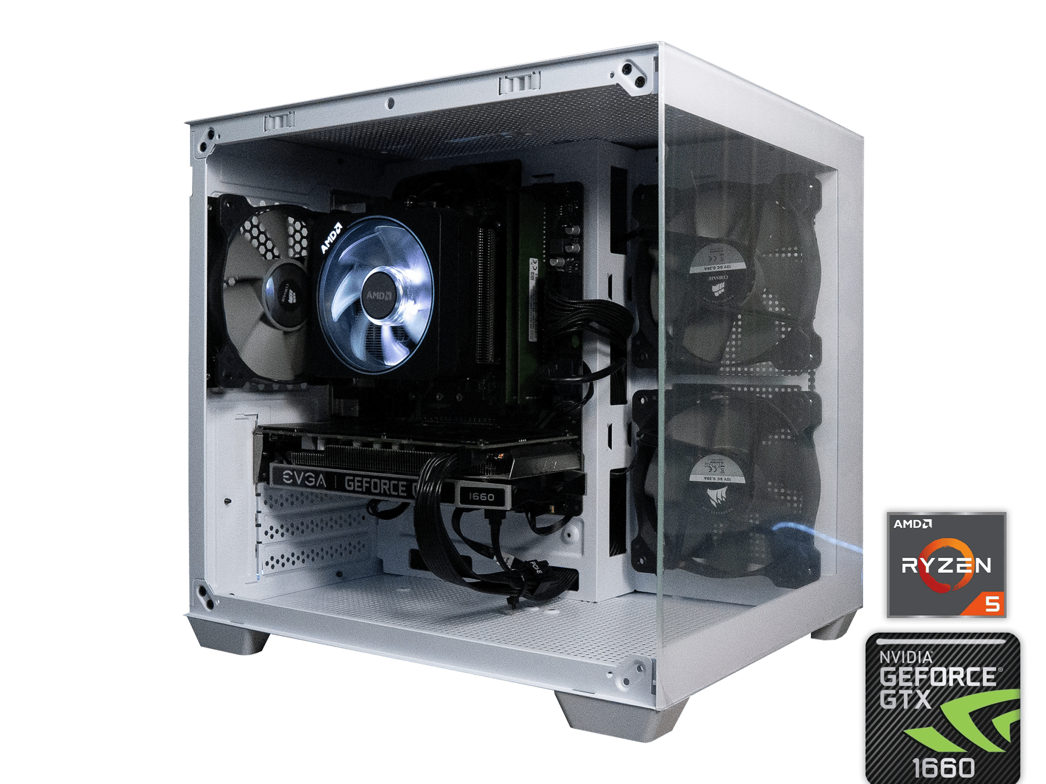 ❄️🌨 BUDGET - BO6 Ready GAMING PC | EVGA GTX 1660 6GB | RYZEN 5 3500X | 16GB DDR4 RAM | 1TB |