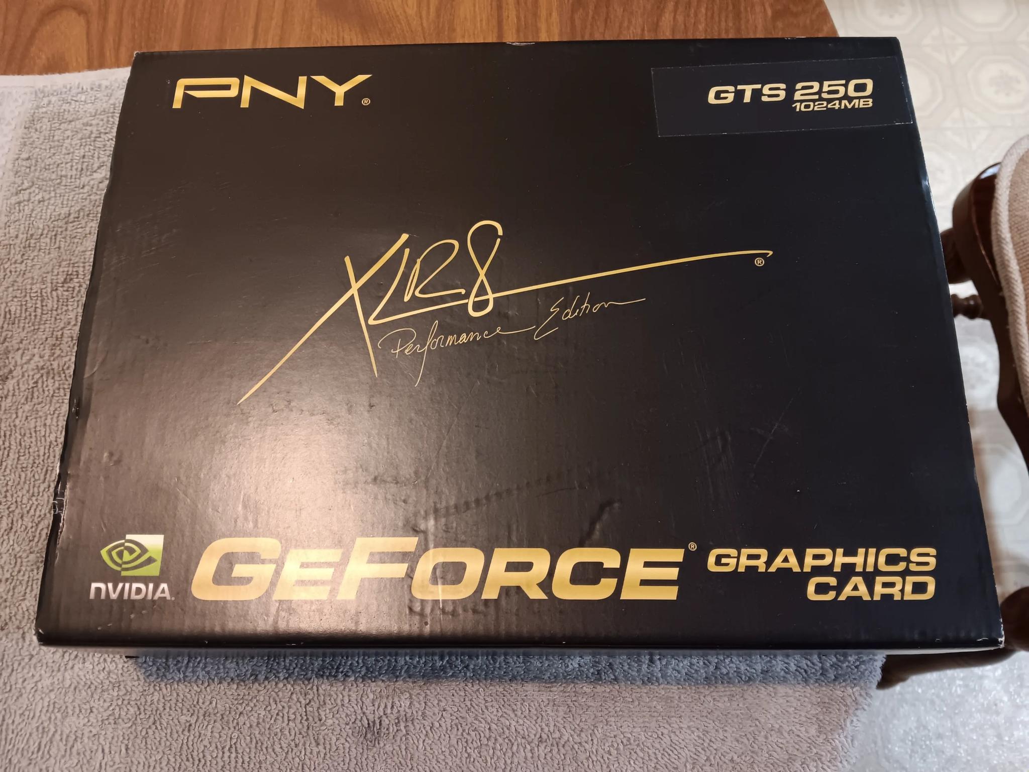 PNY Nvidia GeForce XLR8 GTS-250 1GB Graphics card IOB