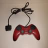 Sony PlayStation PS1 PS2 Red Dual Shock Analog Controller Video Game Gaming