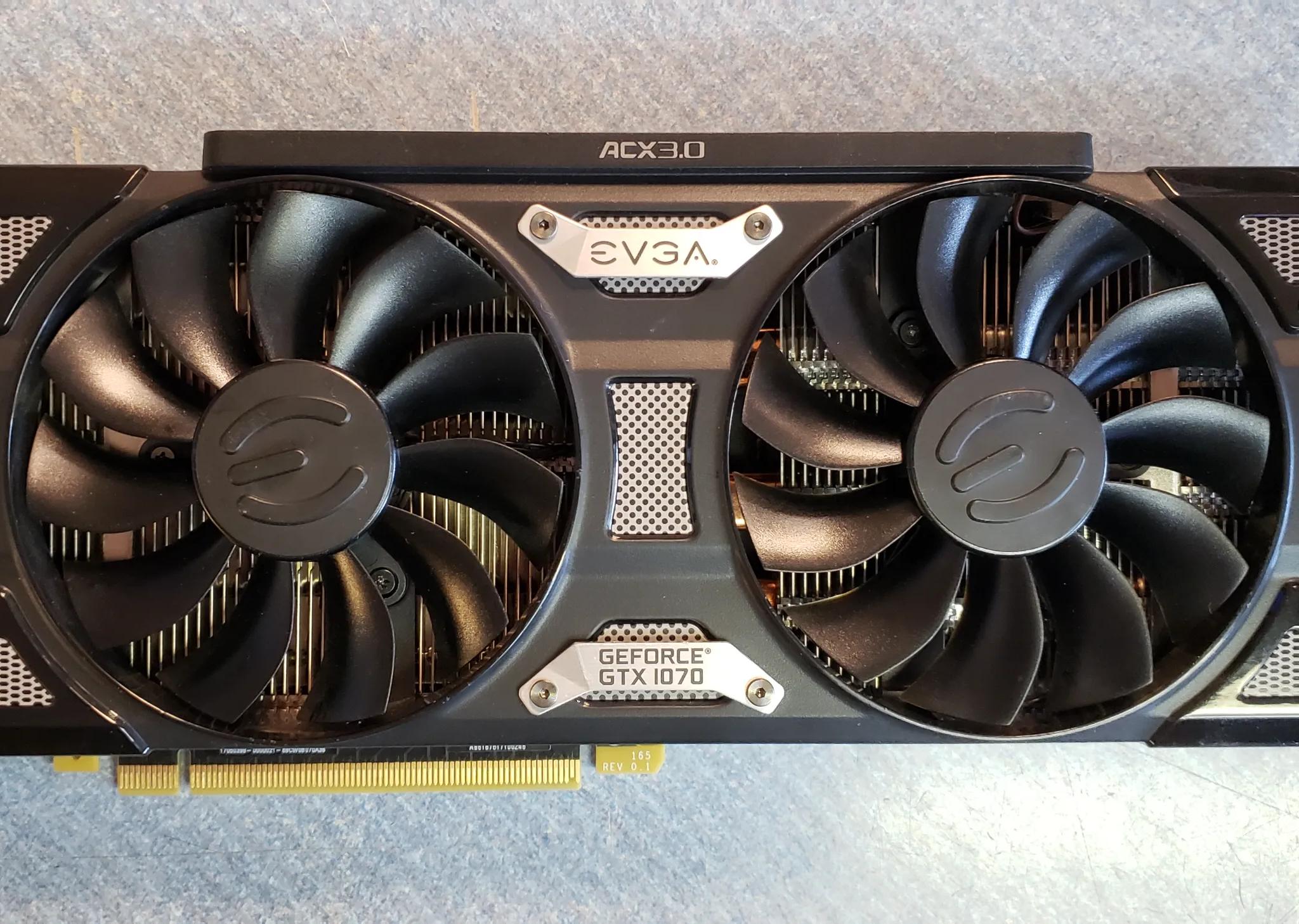 EVGA GTX 1070 graphics card