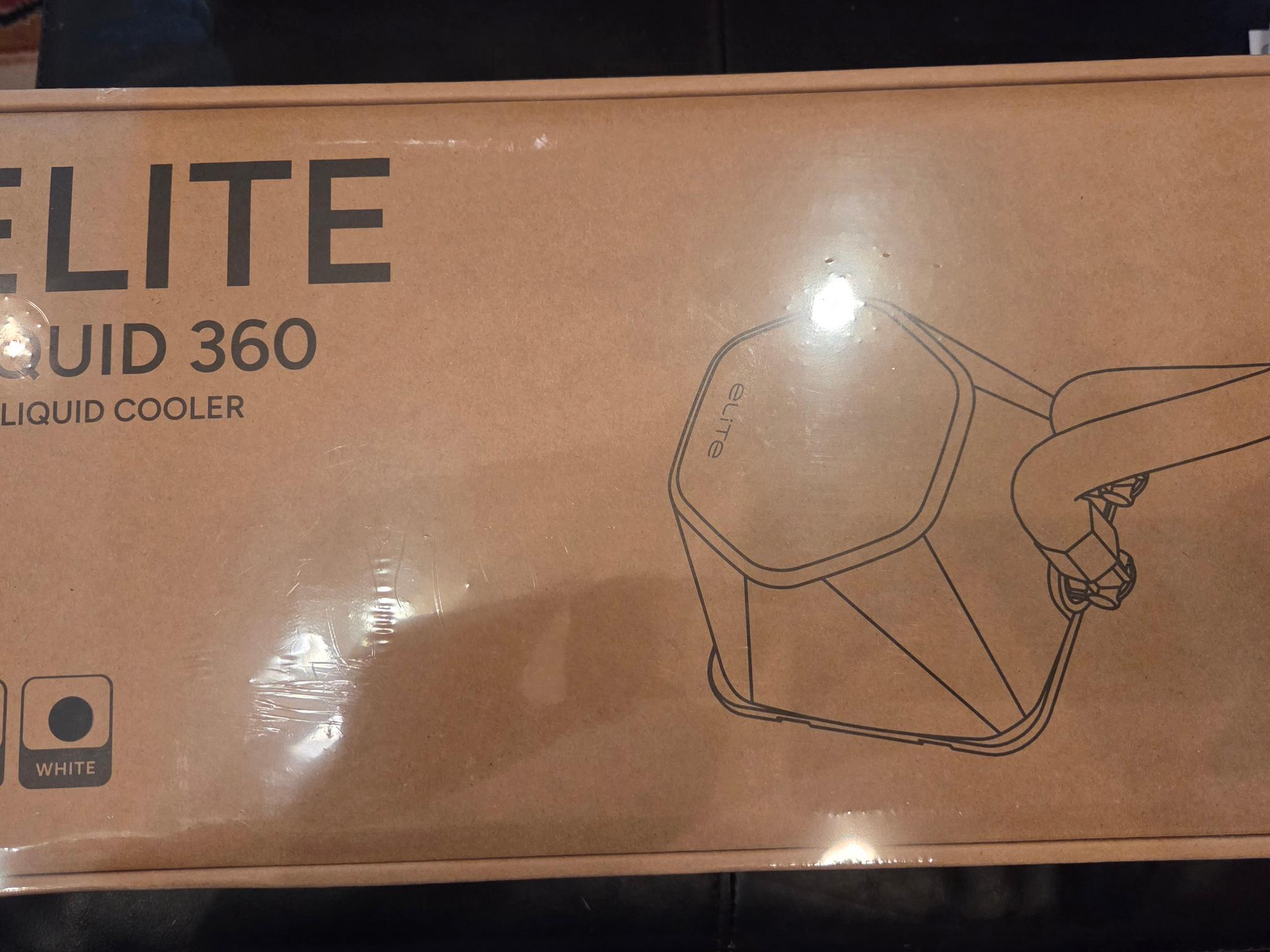 Cooler Master 360 Elite Liquid White AIO CPU Liquid Cooler! AM5, AM4, LGA 1851, LGA 1700!