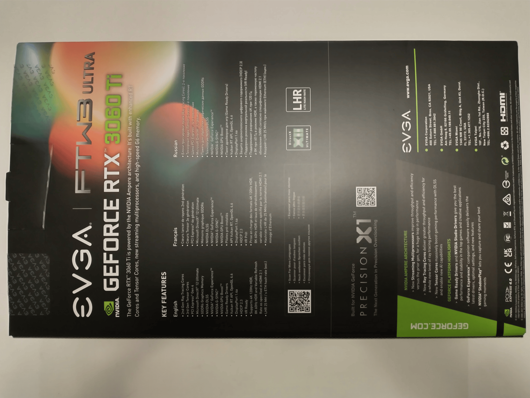 EVGA GeForce RTX 3060 Ti 8GB FTW LHR